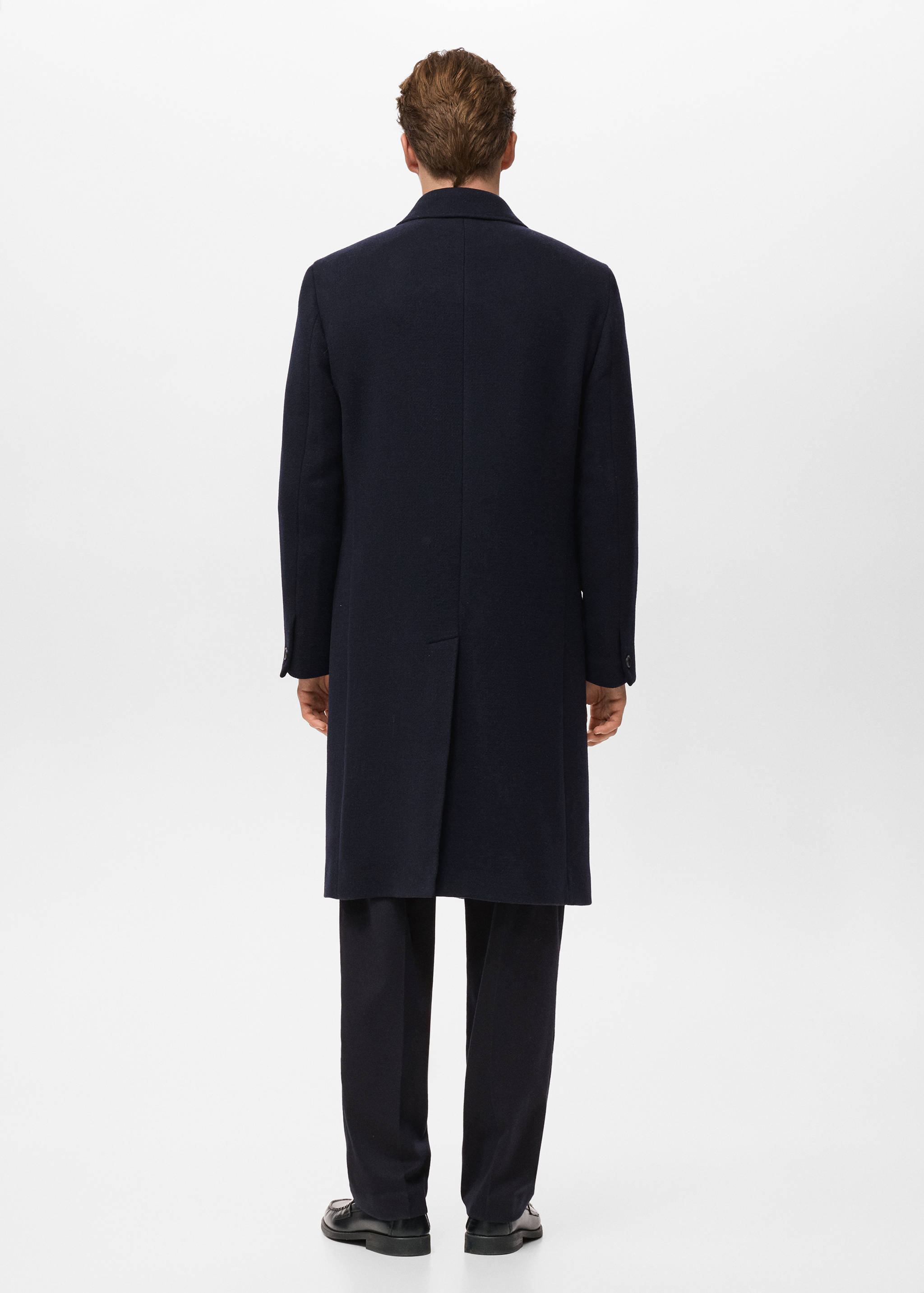 Long wool coat - Reverse of the article