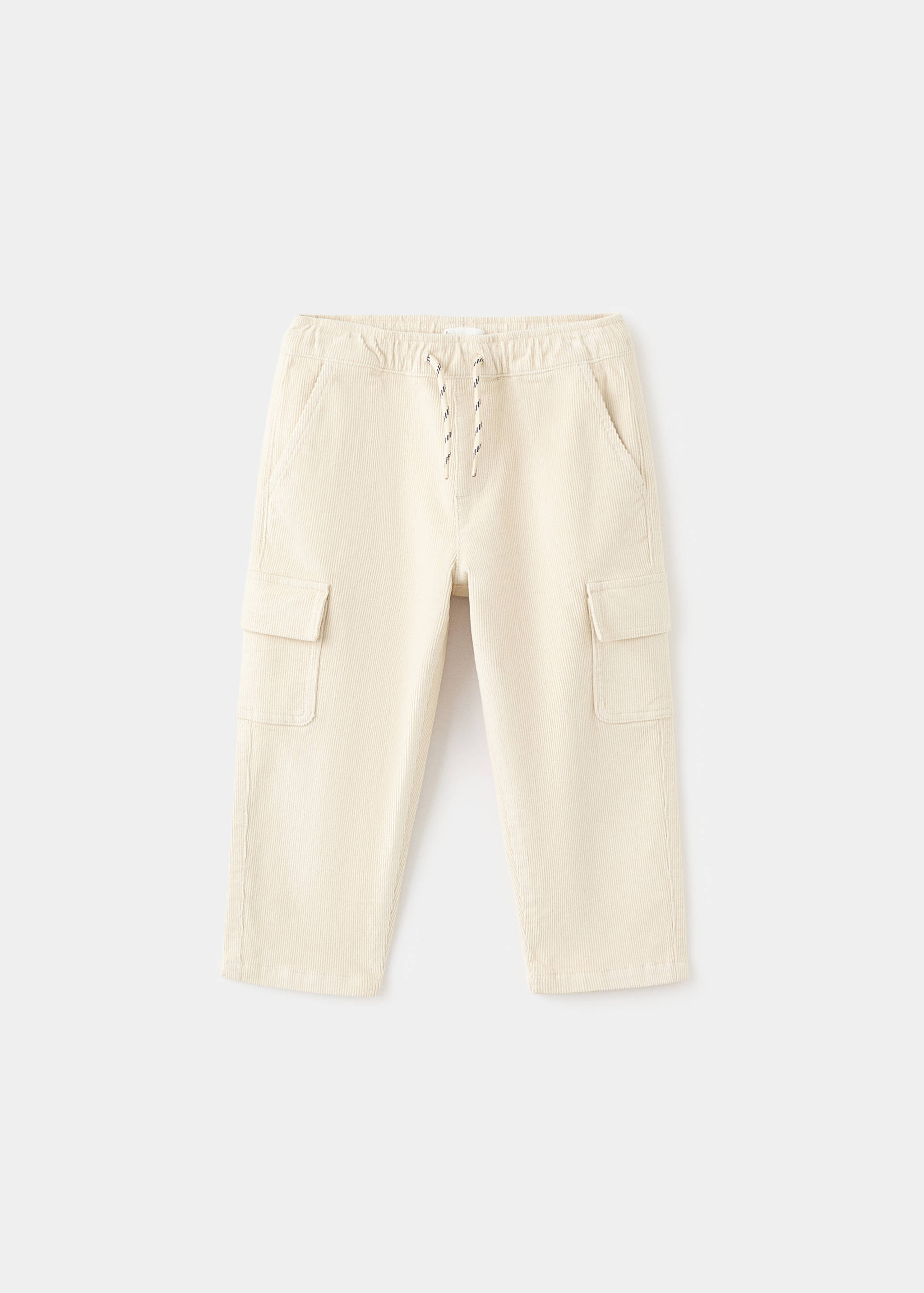 Corduroy cargo trousers - Article without model