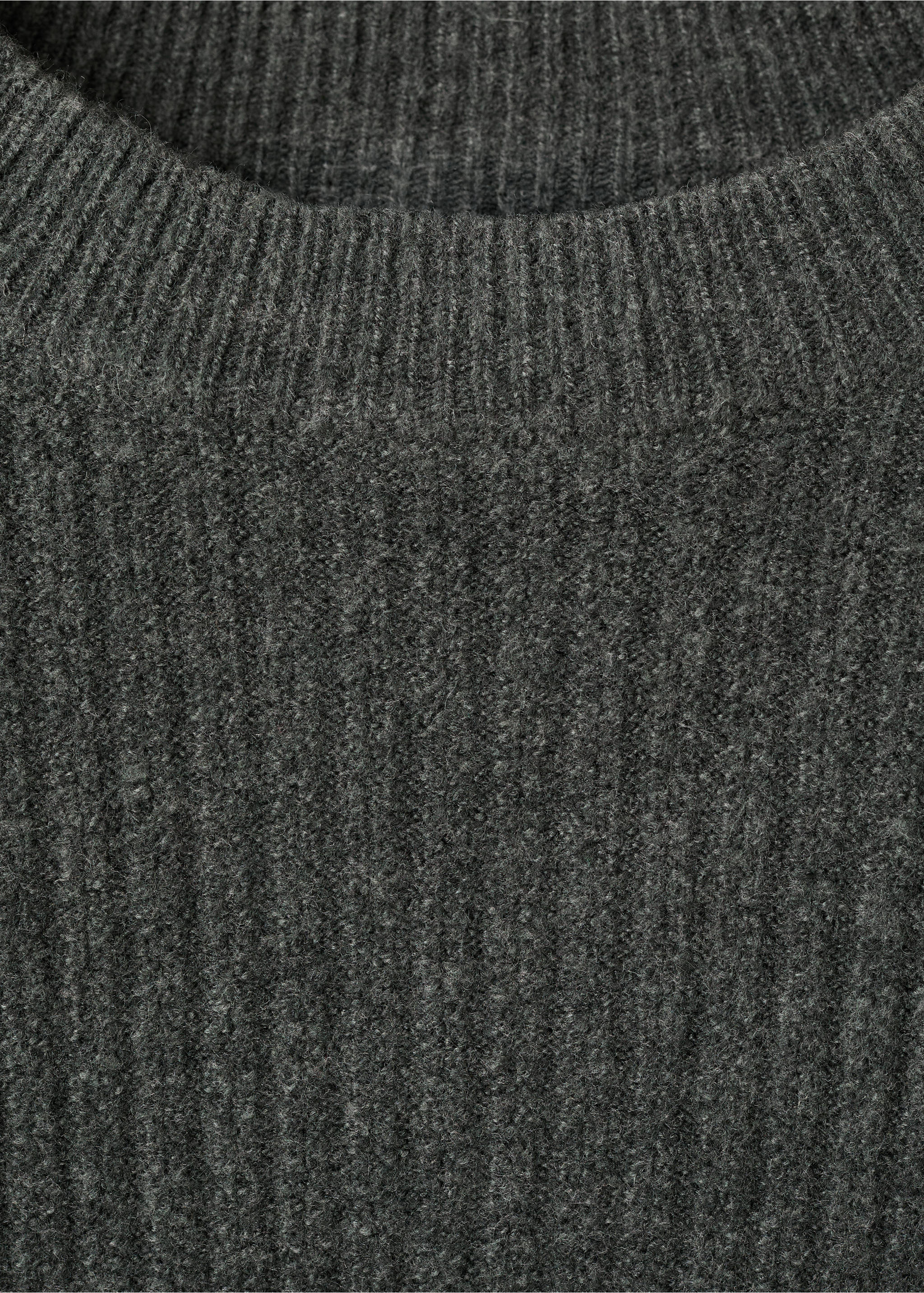 Rippstrickpullover - Detail des Artikels 8, Dunkelgrün. Ref: 17017898-00.