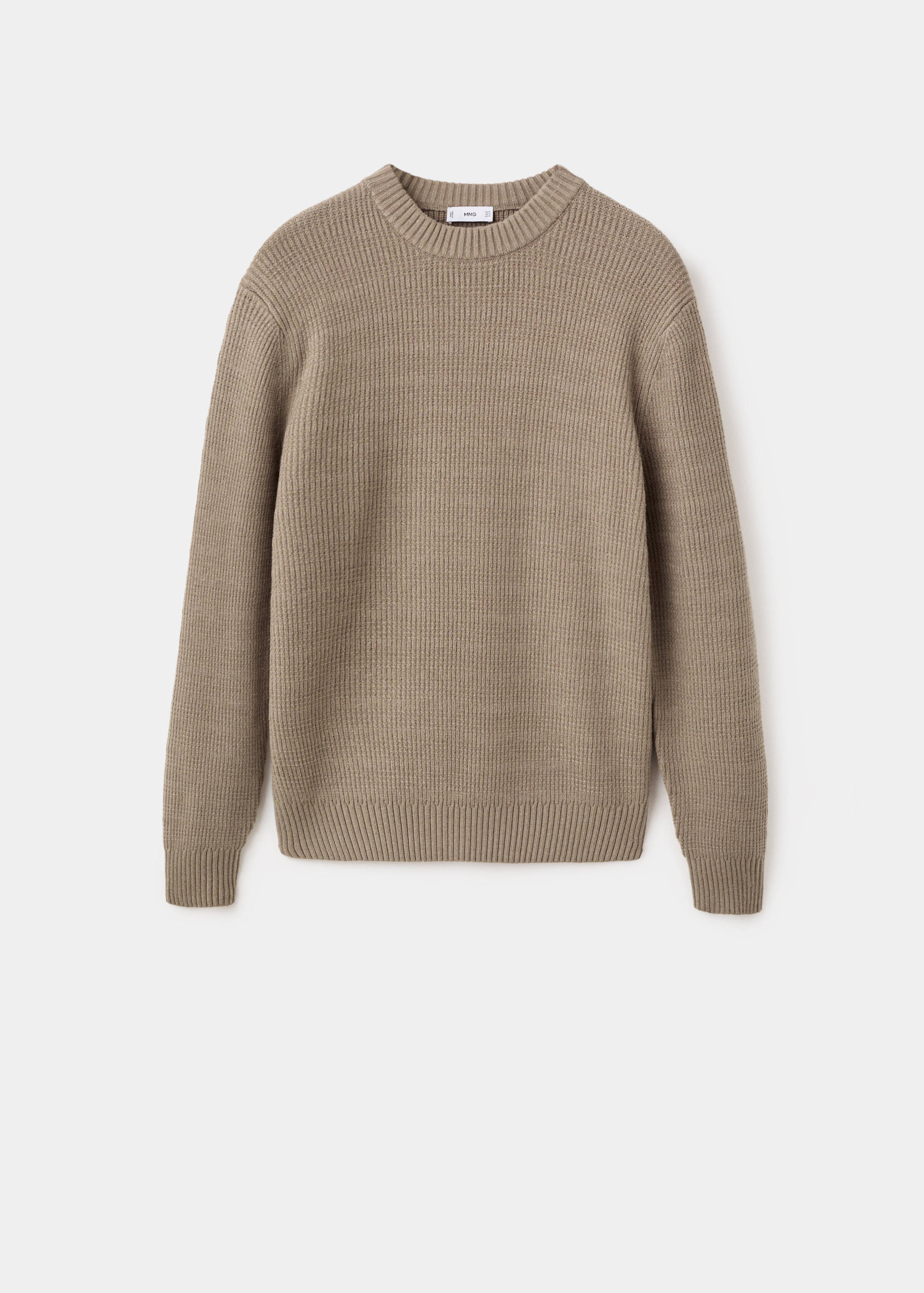 Strukturierter Strickpullover - Artikel ohne Model