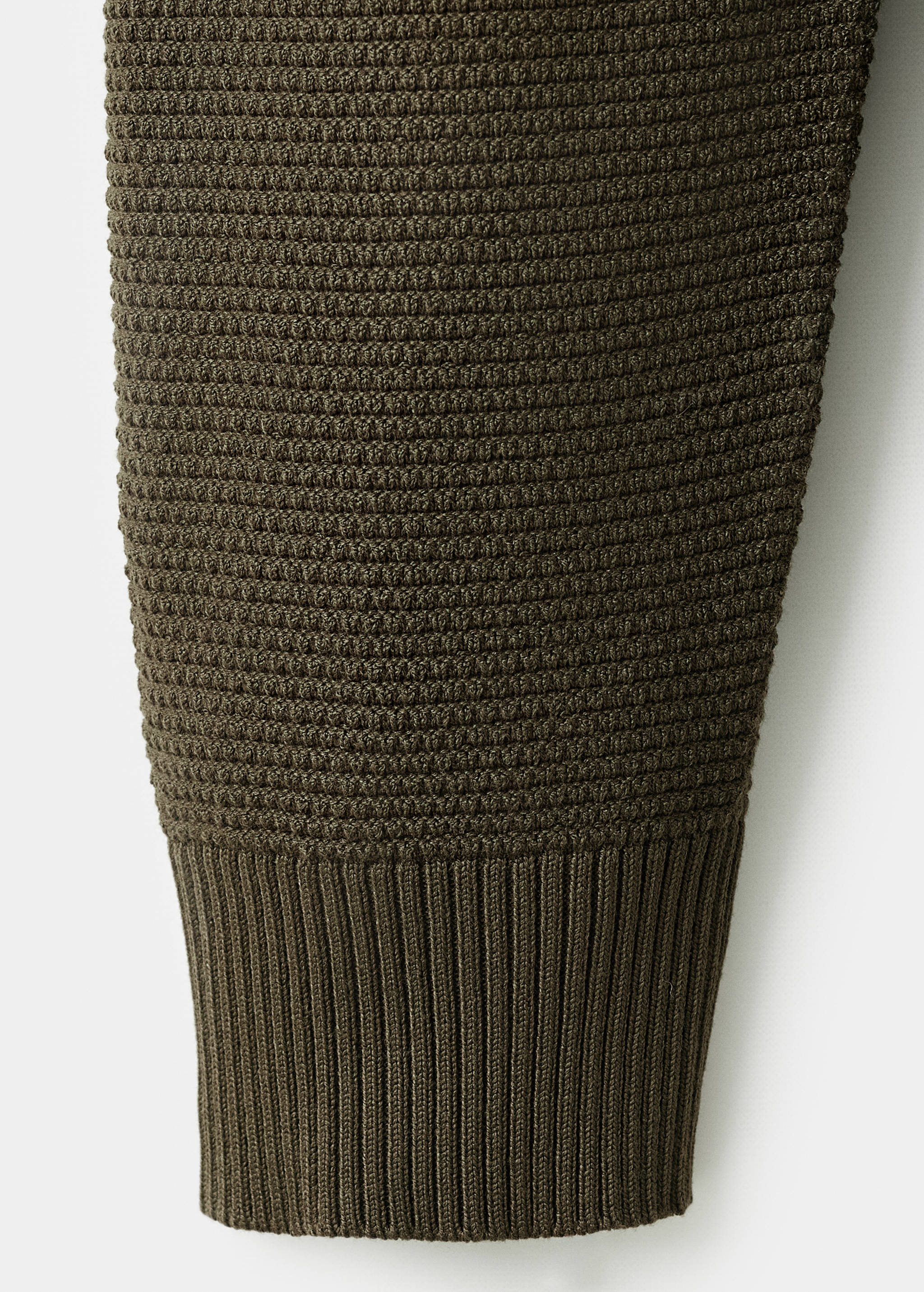 Structured perkins-neck sweater - Details of the article 8