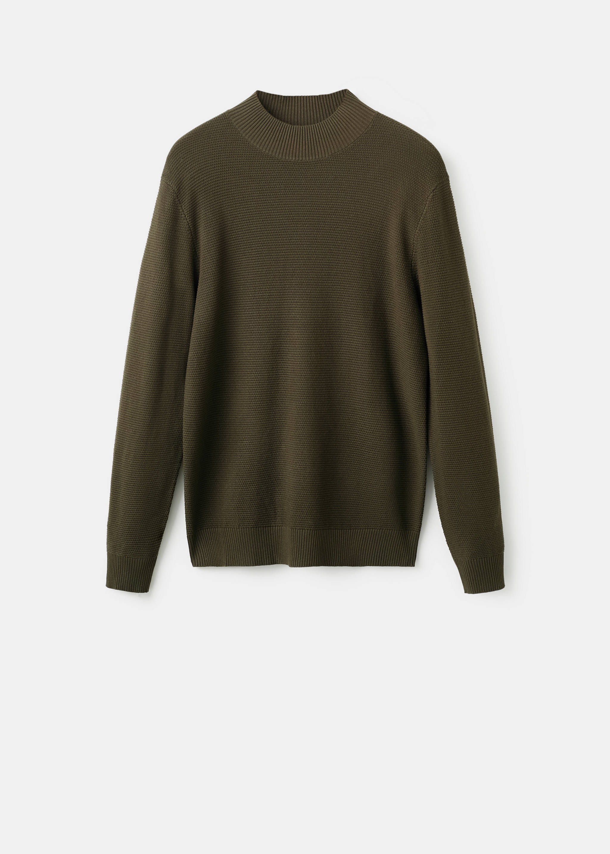 Structured perkins-neck sweater - Article without model