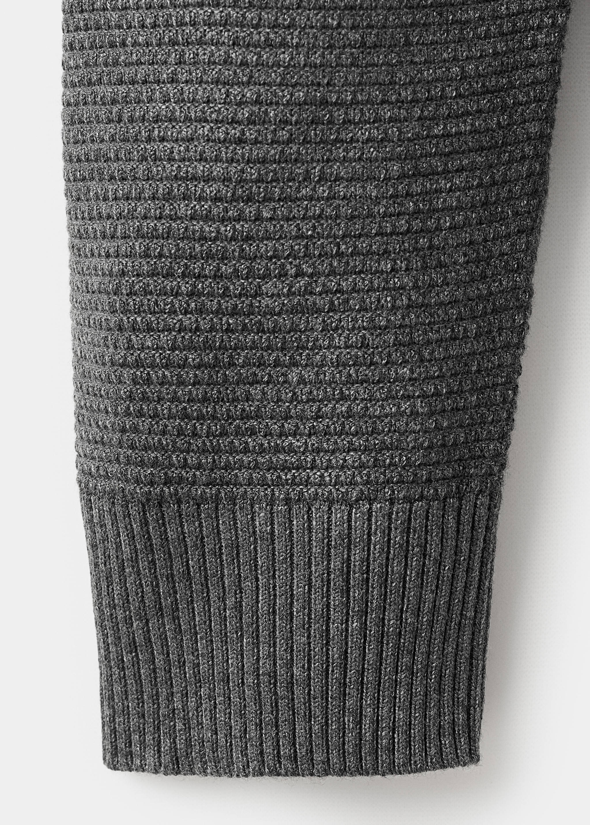 Structured perkins-neck sweater - Details of the article 8