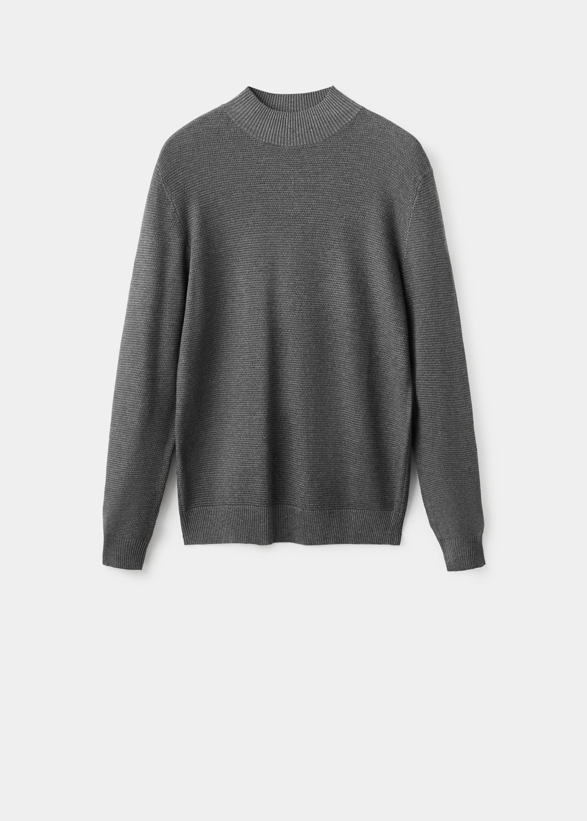 Structured perkins-neck sweater - Article without model