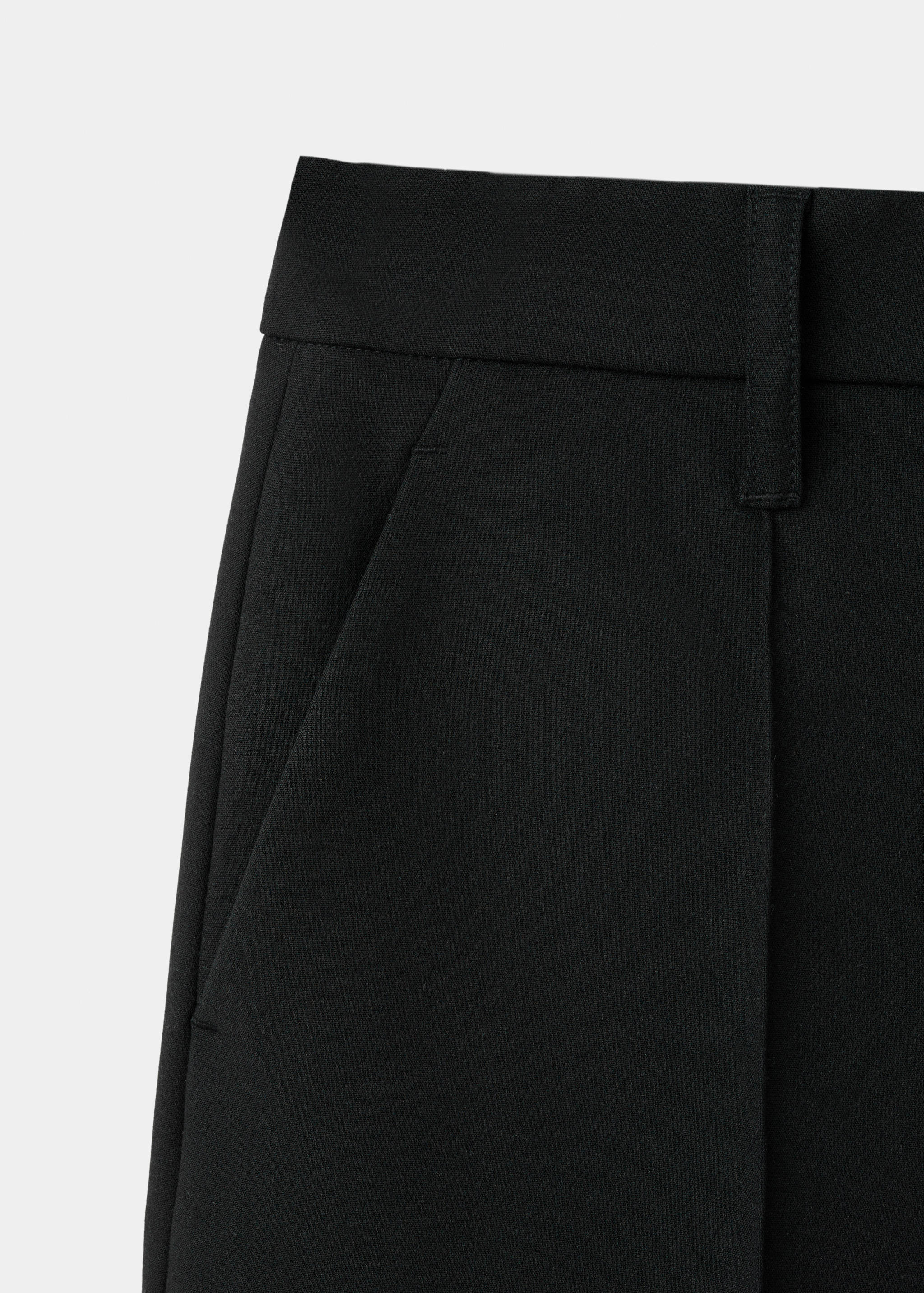 Rovné kalhoty se zvýrazněnými švy - Detail zboží 0