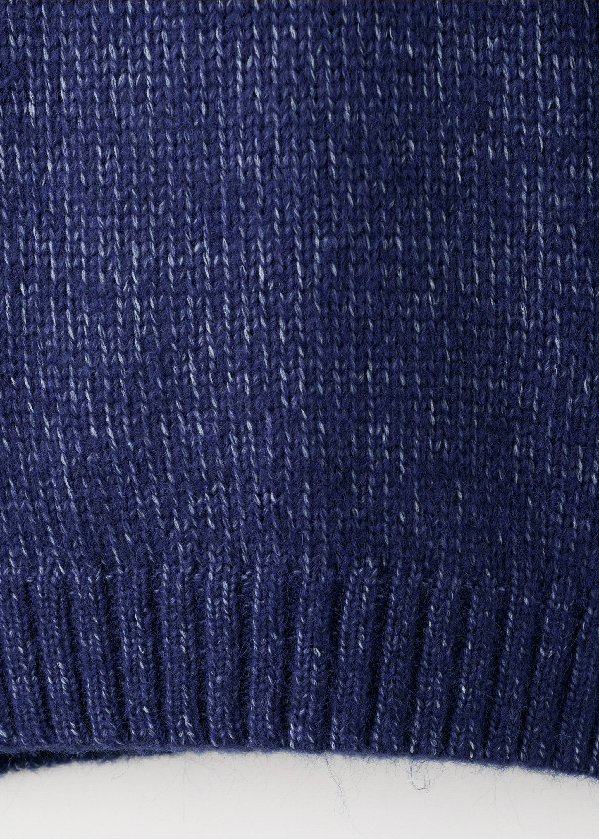 Knit embroidered sweater - Details of the article 0, Blue. Ref: 17018270-00.