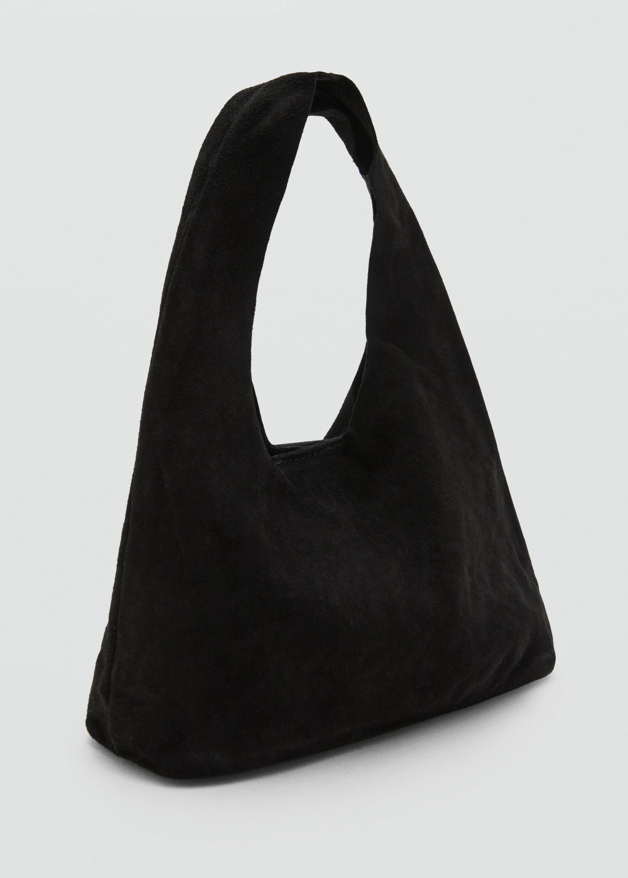 Suede leather mini-bag - Medium plane
