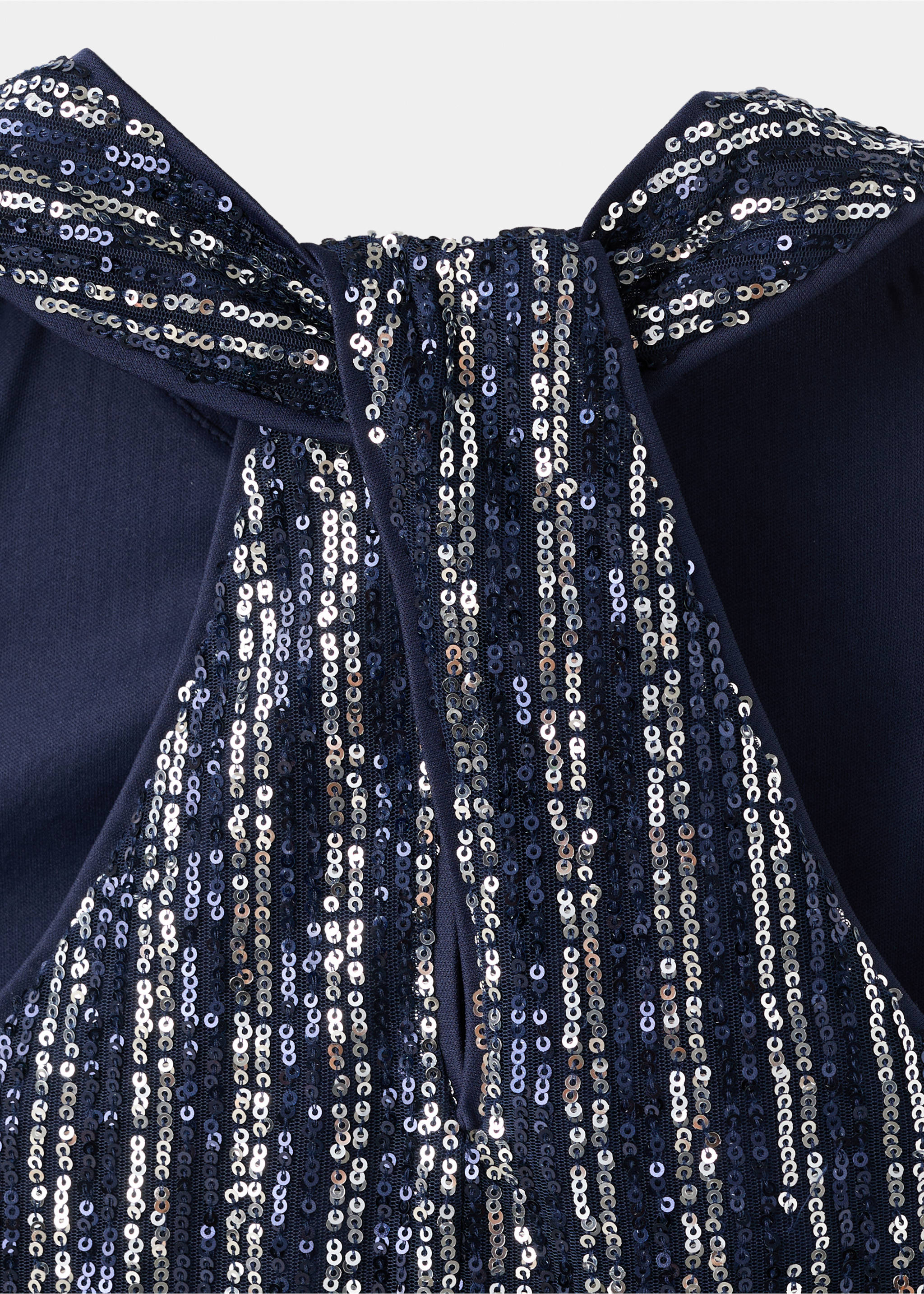 Top rayures multicolores sequins - Détail de l'article 8, Bleu. Ref: 17018277-00.