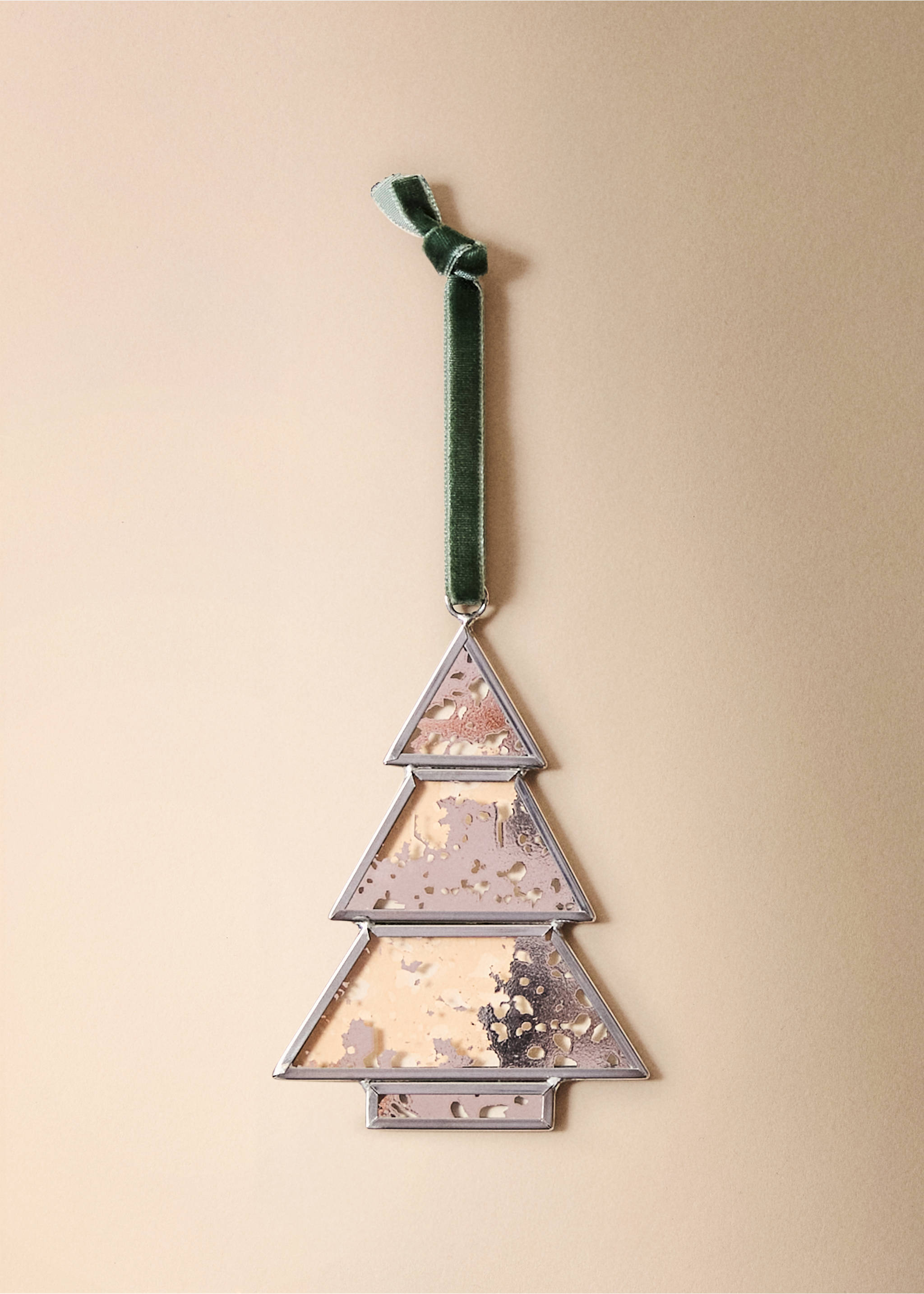 Baumschmuck aus Glas - Allgemeine Ansicht, Silber. Ref: 17018291-00.