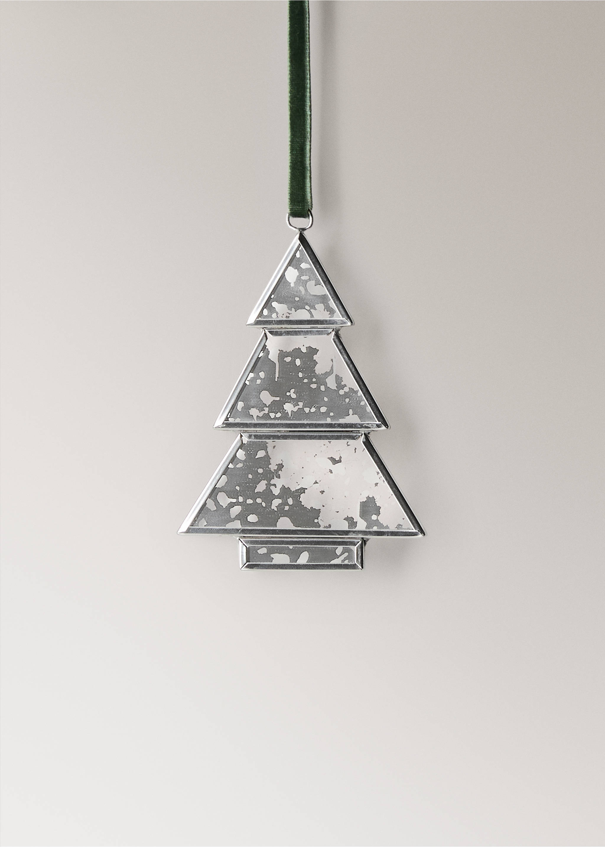 Baumschmuck aus Glas - Artikel ohne Model, Silber. Ref: 17018291-00.