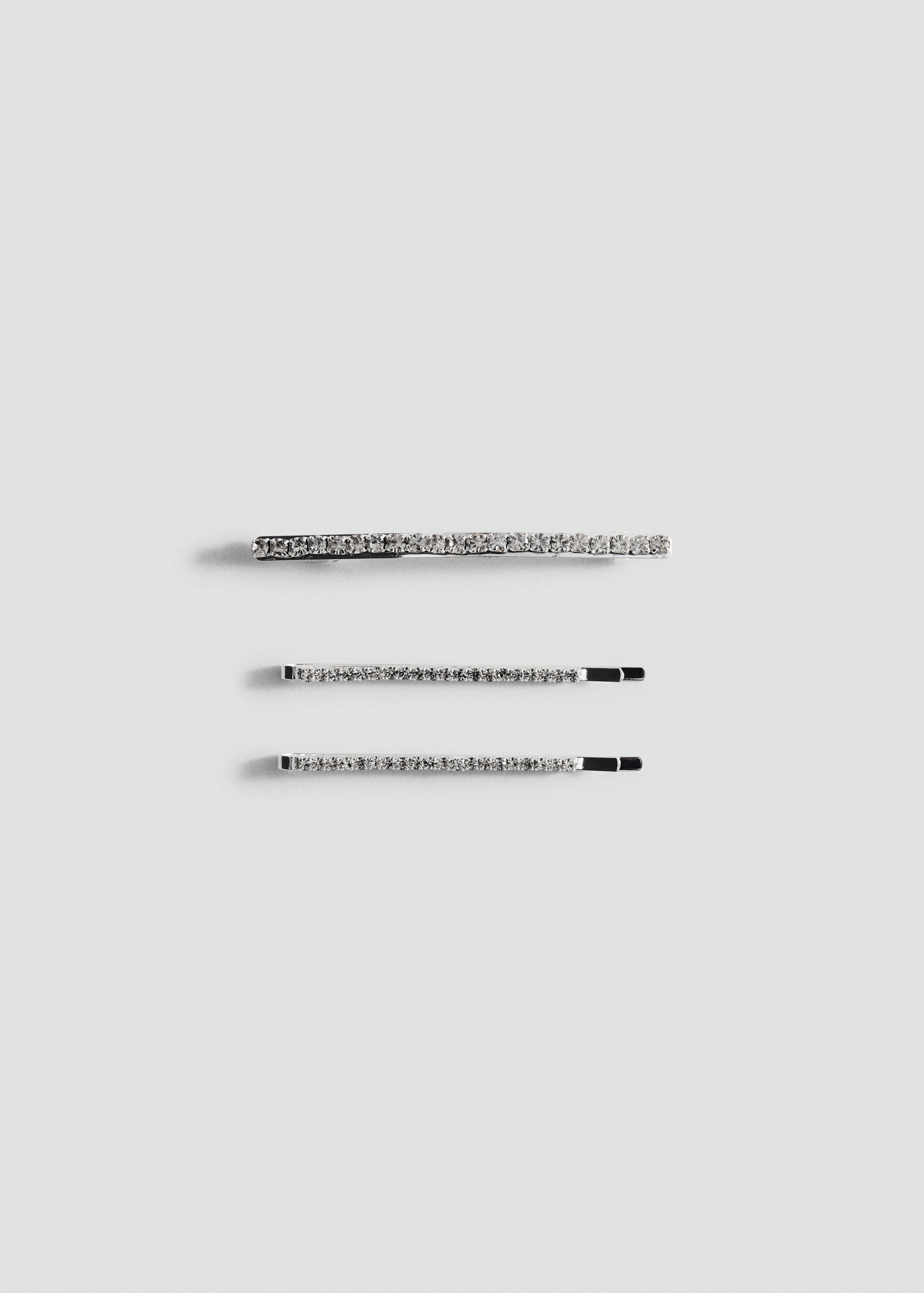 Pack of 2 crystal hair barrettes - Article without model