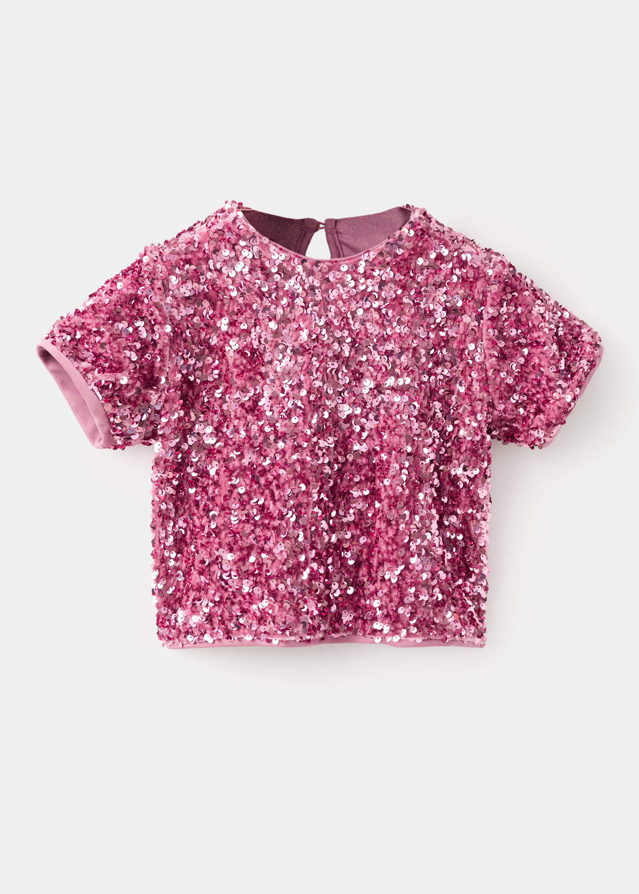 Λαμπερό T-shirt με παγιέτες - Προϊόν χωρίς μοντέλο