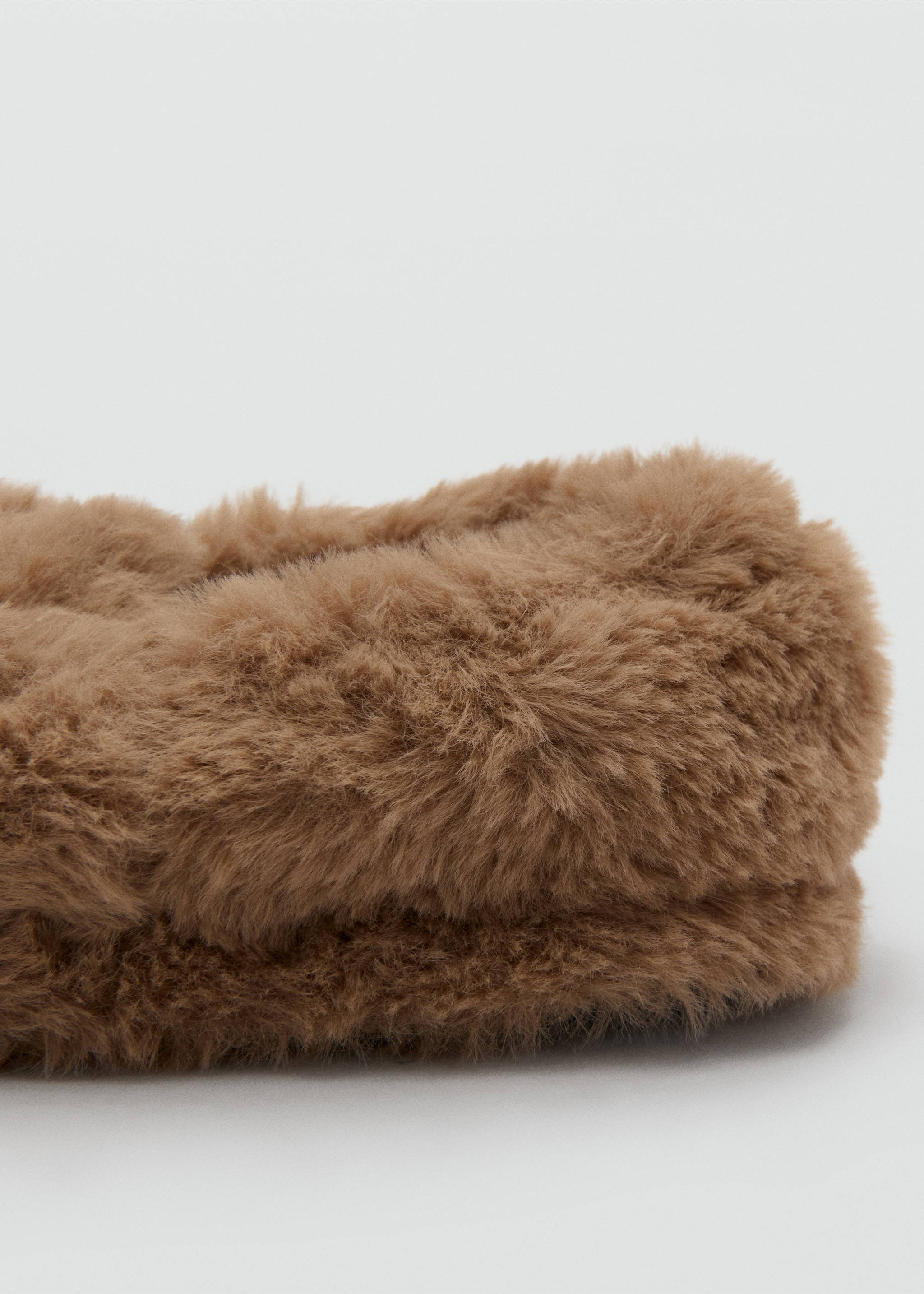 Bear slippers - Details of the article 2, Brown. Ref: 17019103-00.