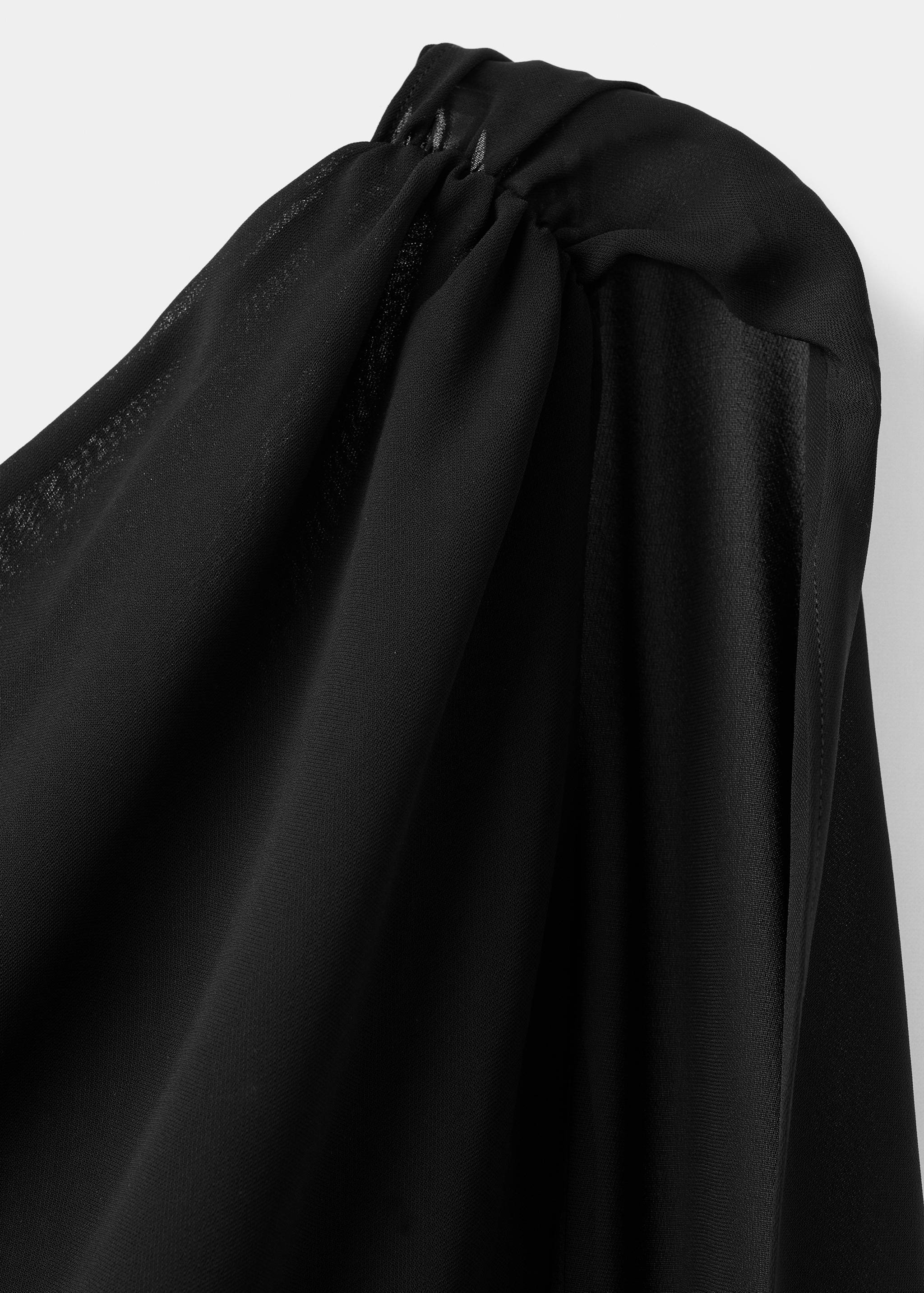 Asymmetrisches Foulard-Kleid - Detail des Artikels 8