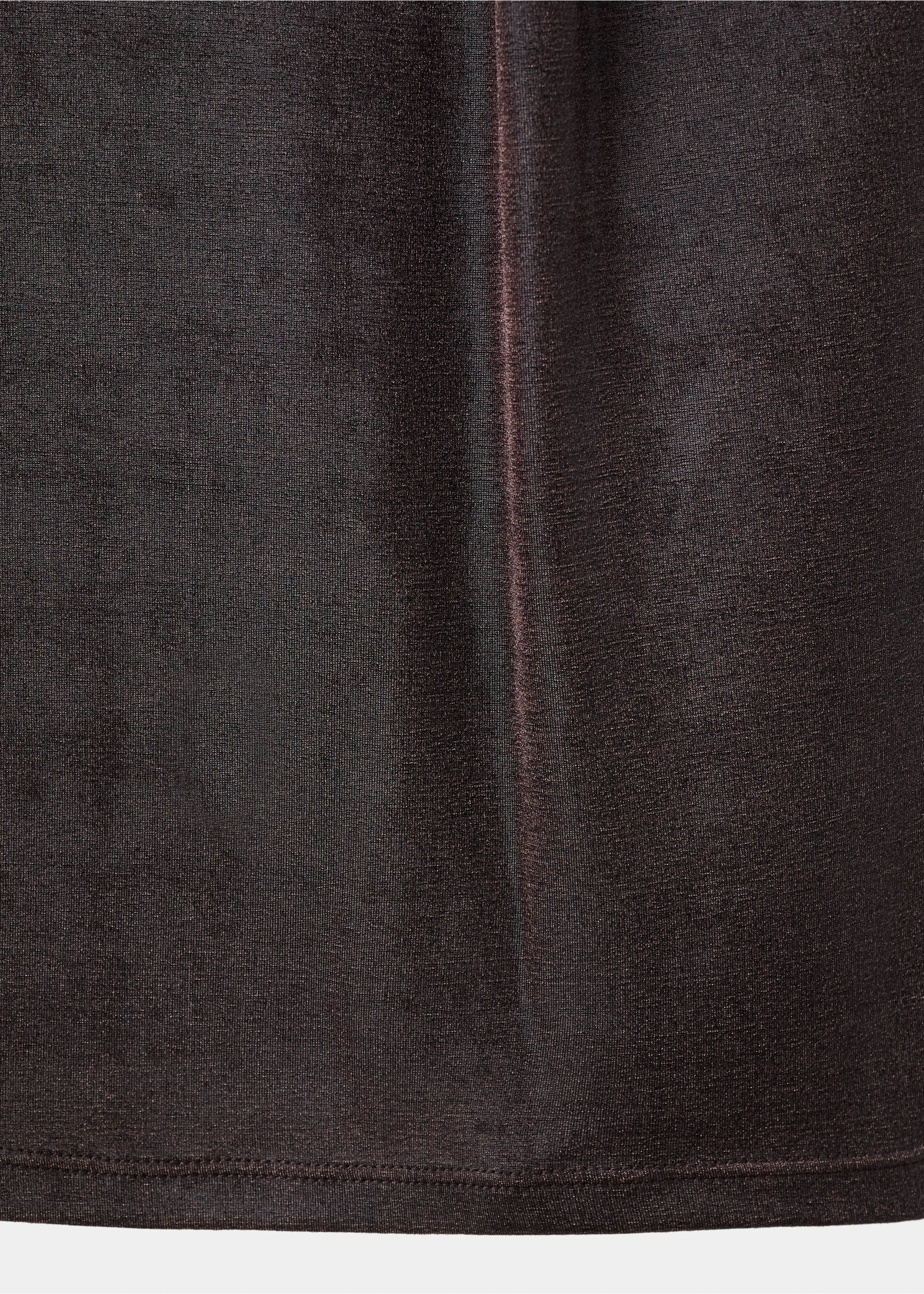 T-shirt lurex détail froncé - Détail de l'article 0, Marron. Ref: 17019115-00.