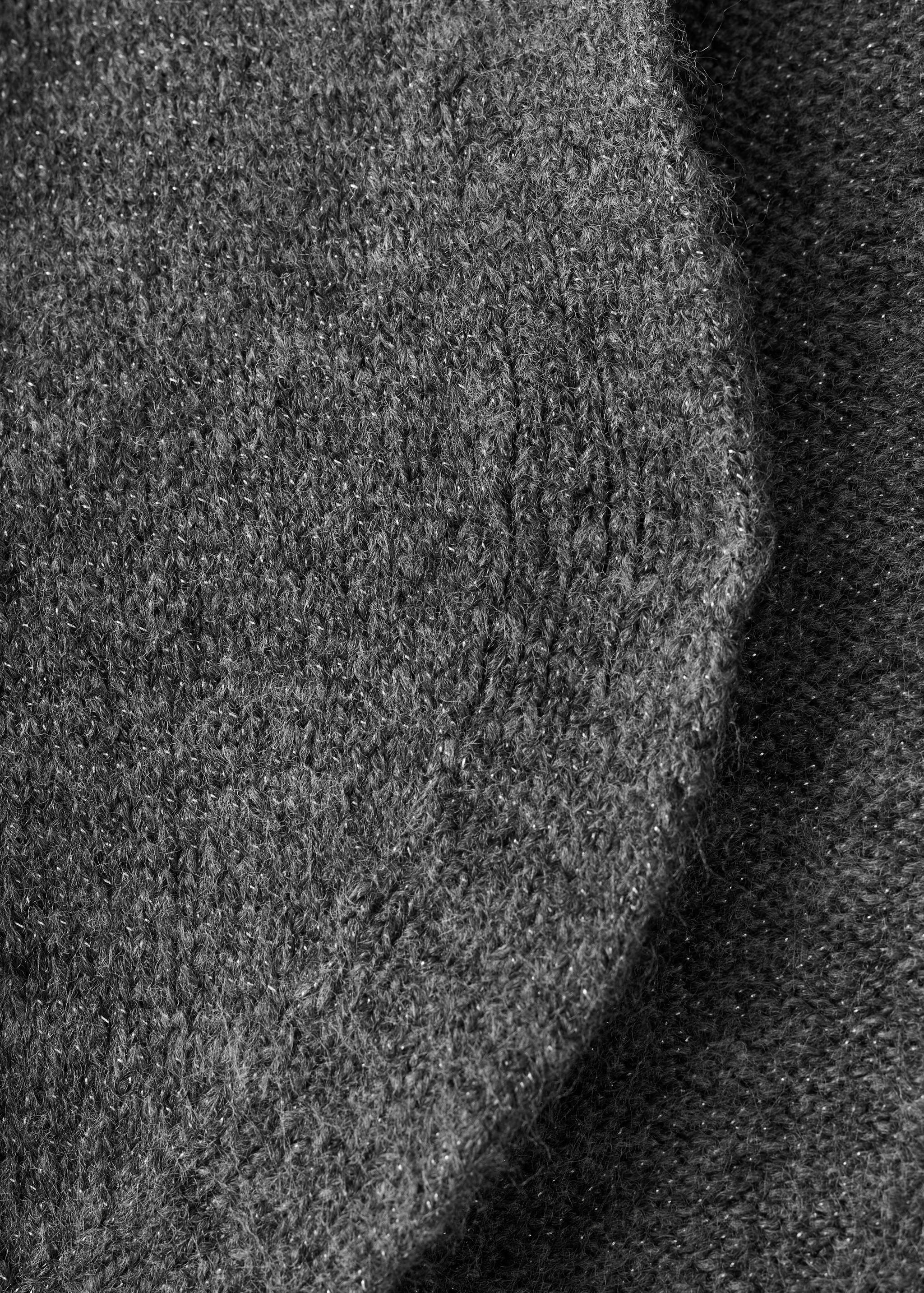 Lurex cropped cardigan - Details of the article 8