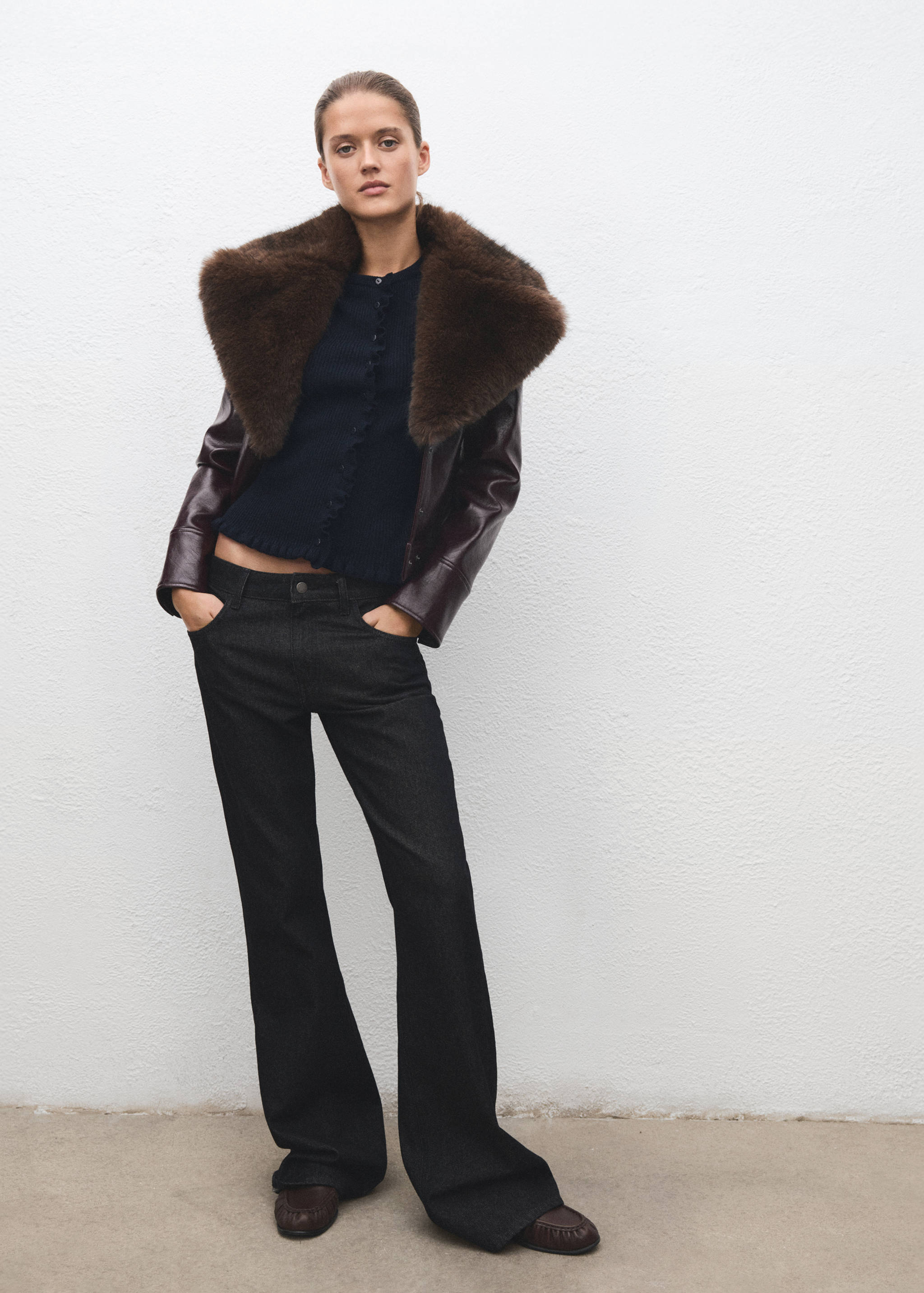 Scalloped edges cardigan - General plane