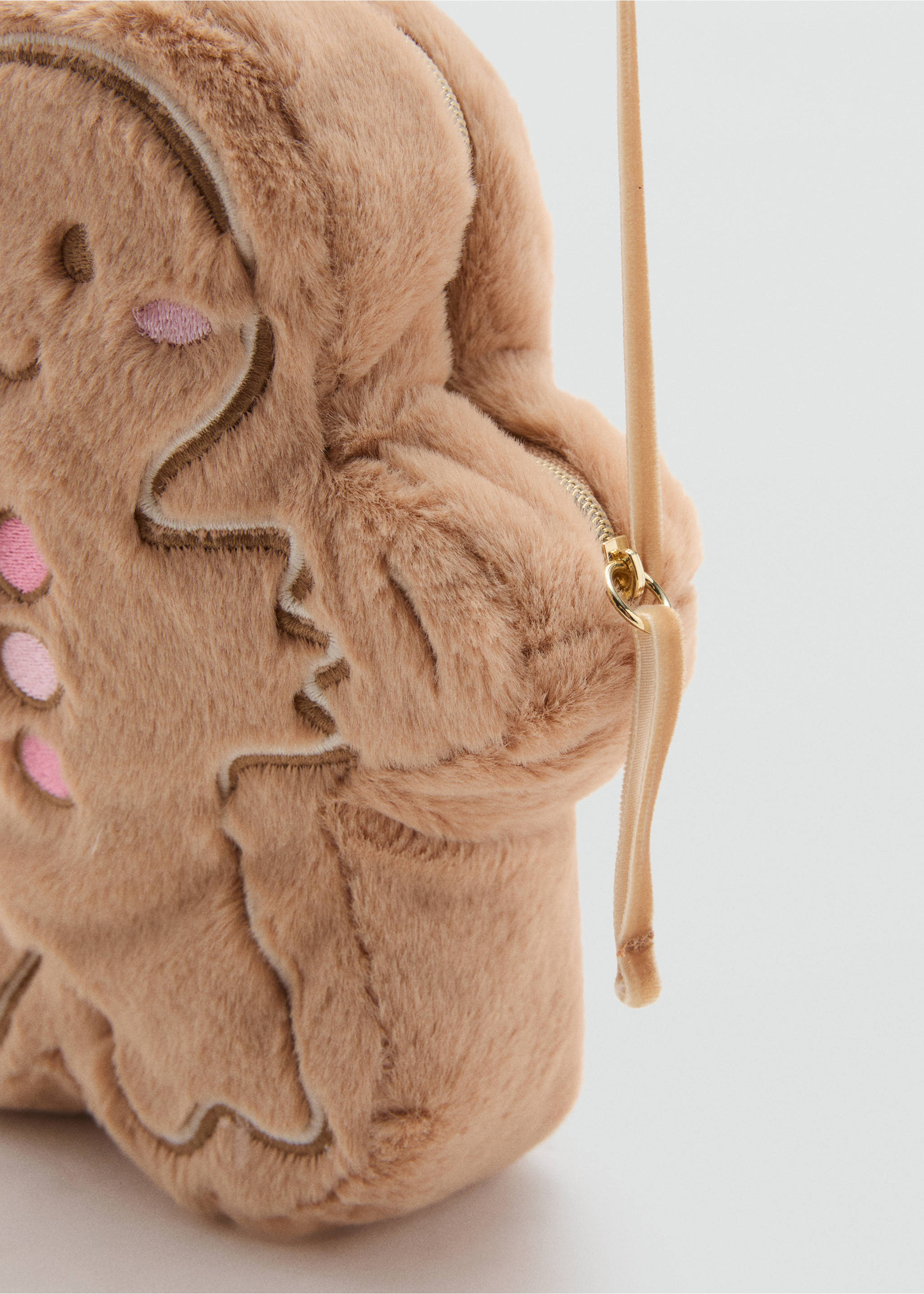 Lebkuchenmann-Tasche - Detail des Artikels 1, Sandfarben. Ref: 17019209-00.