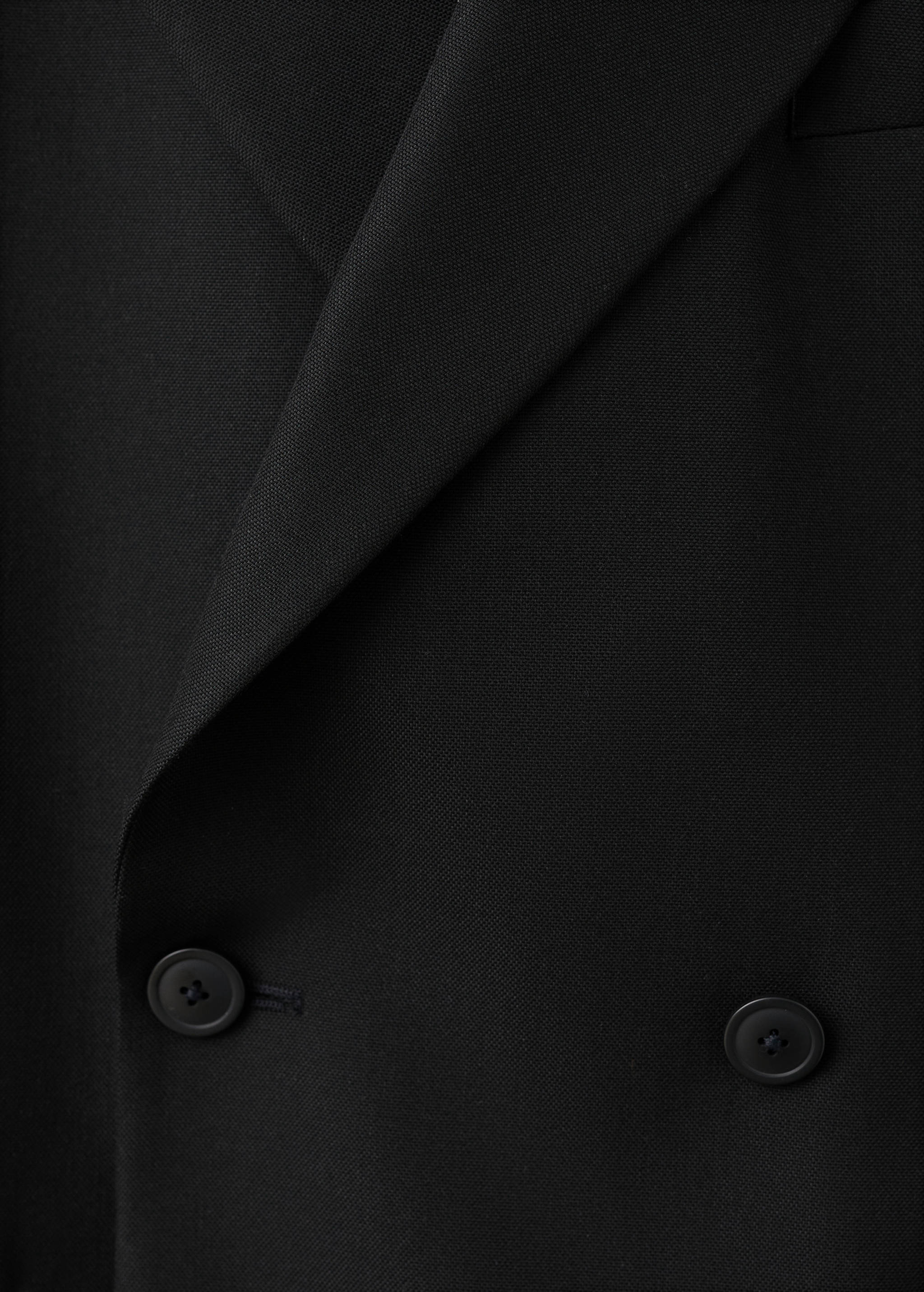 Veste de costume croisée regular-fit - Détail de l'article 8