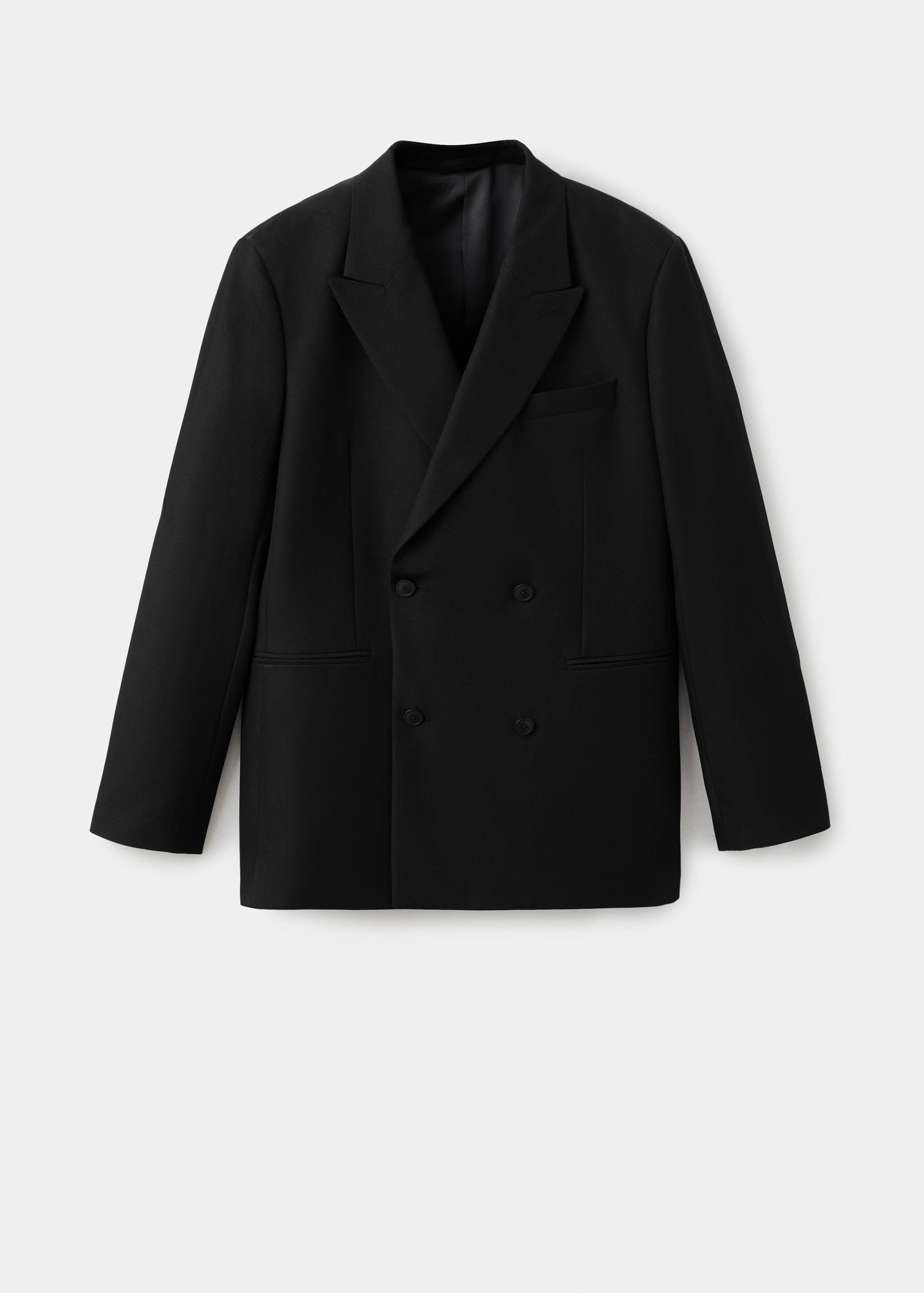Veste de costume croisée regular-fit - Article sans modèle