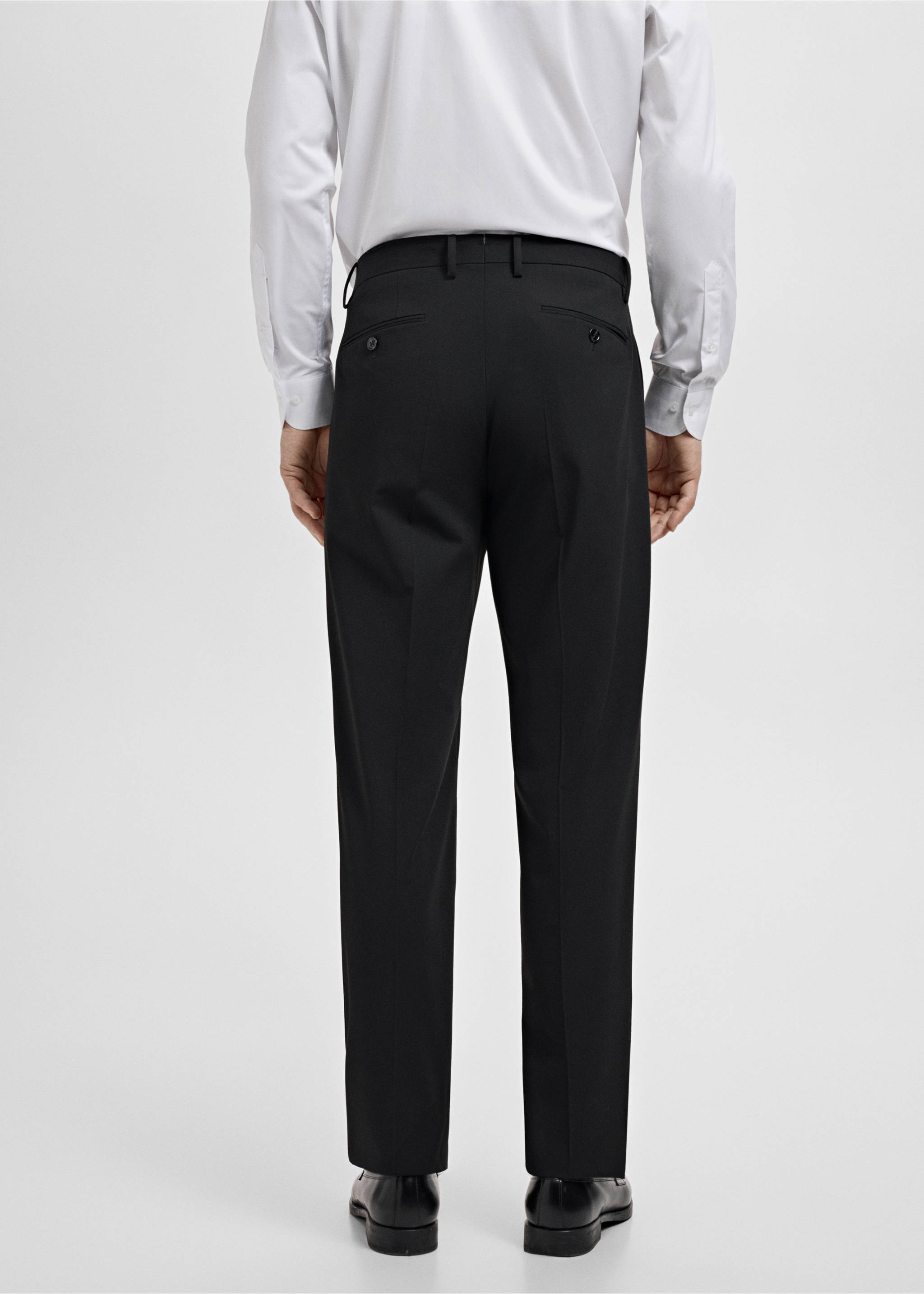 London regular-fit trousers - Reverse of the article, Black. Ref: 17019607-00.