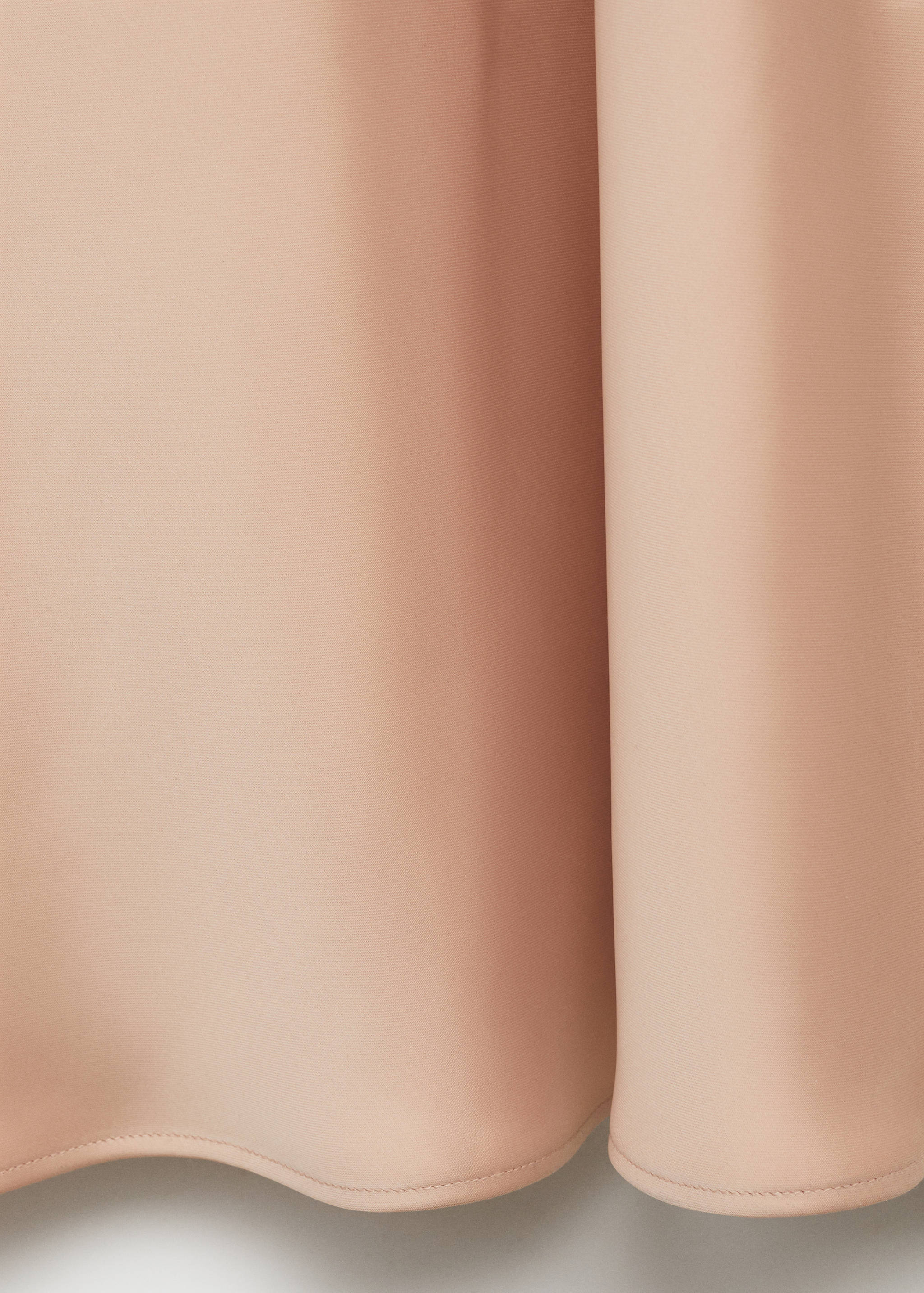 Satin dress with slit sleeves - Details of the article 0