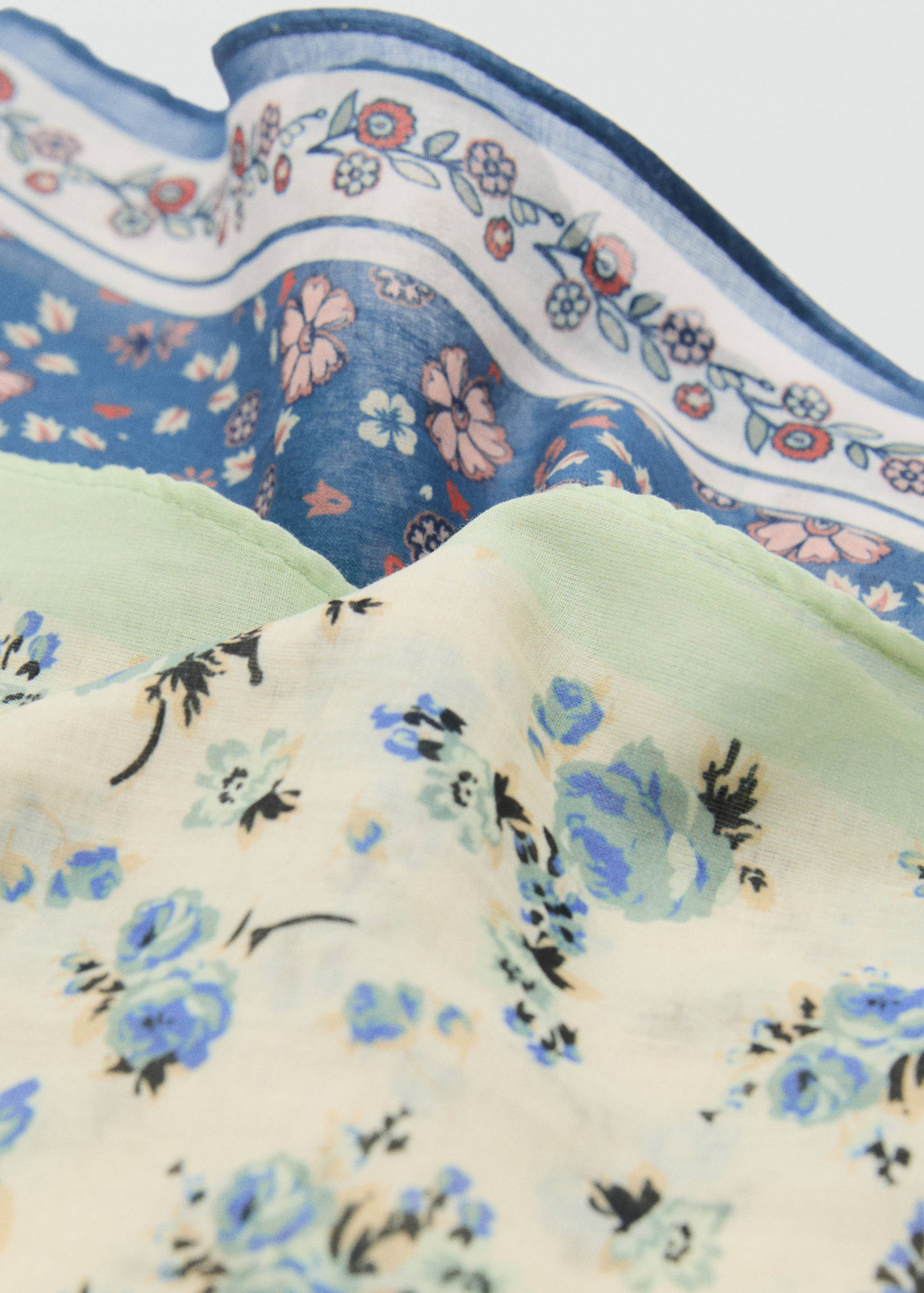 Set of 2 printed handkerchiefs - Medium plane
