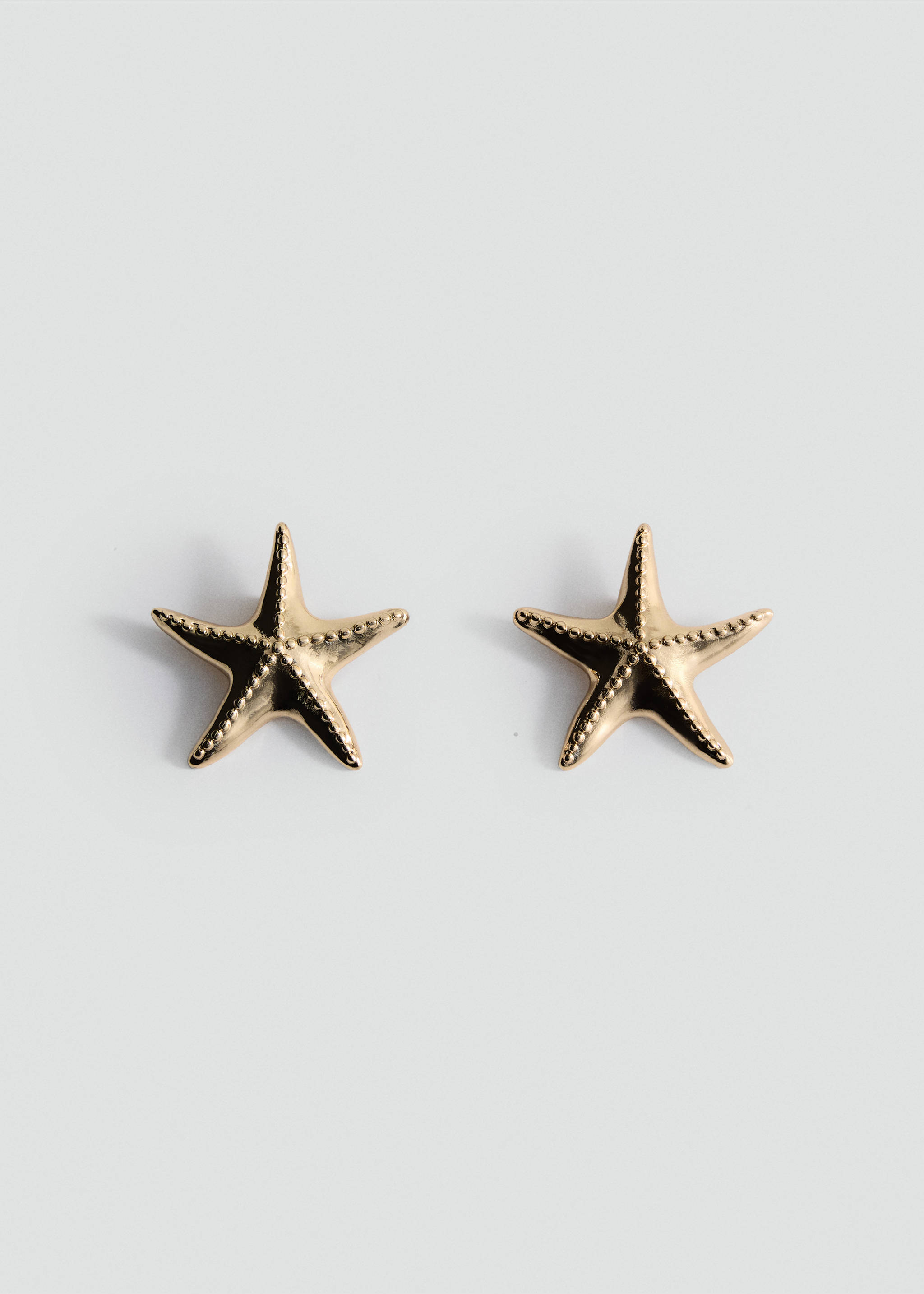 Star design earrings - Article without model, Gold. Ref: 17021147-00.
