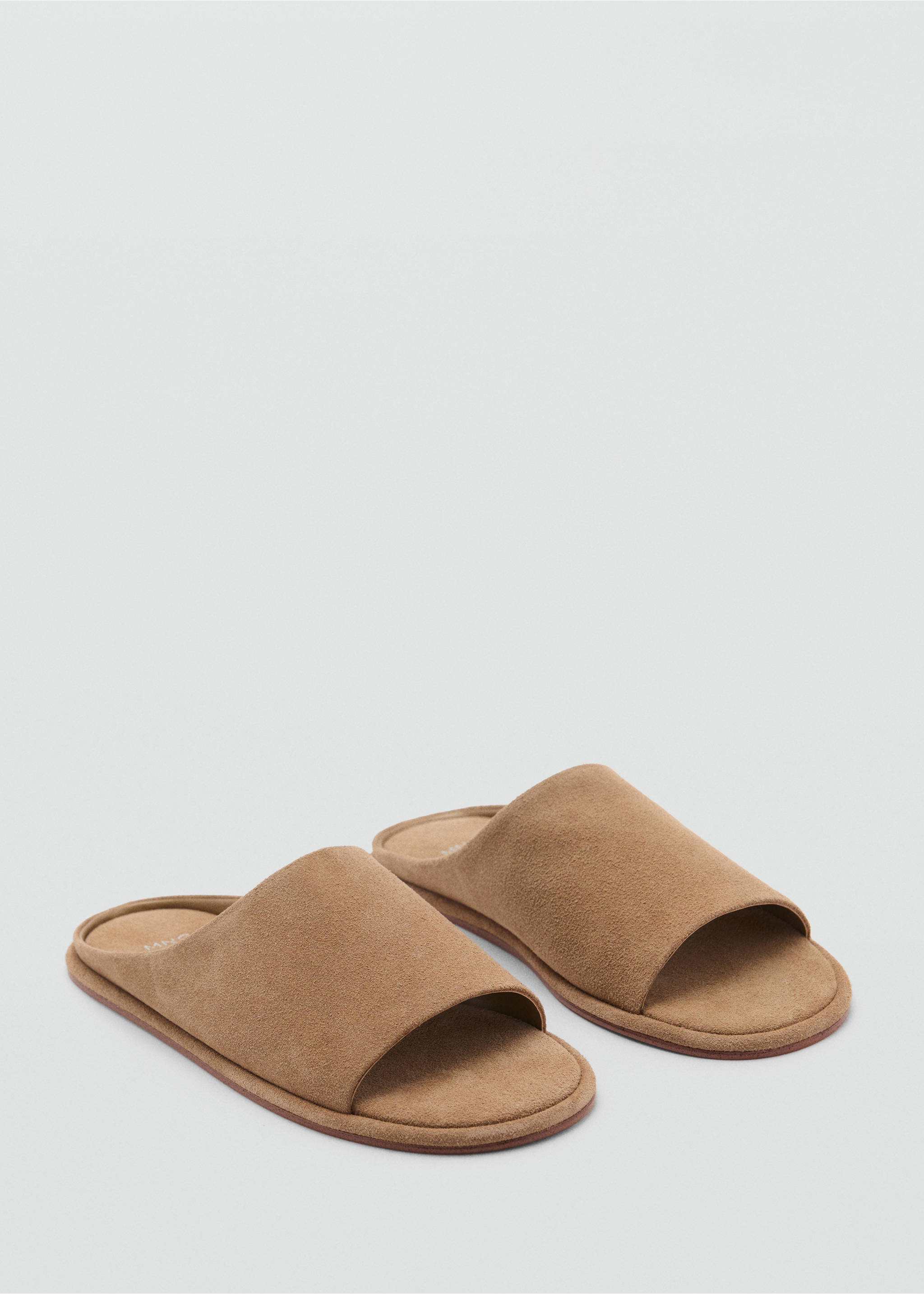 Suede leather sandals - Medium plane, Sand. Ref: 17021149-00.