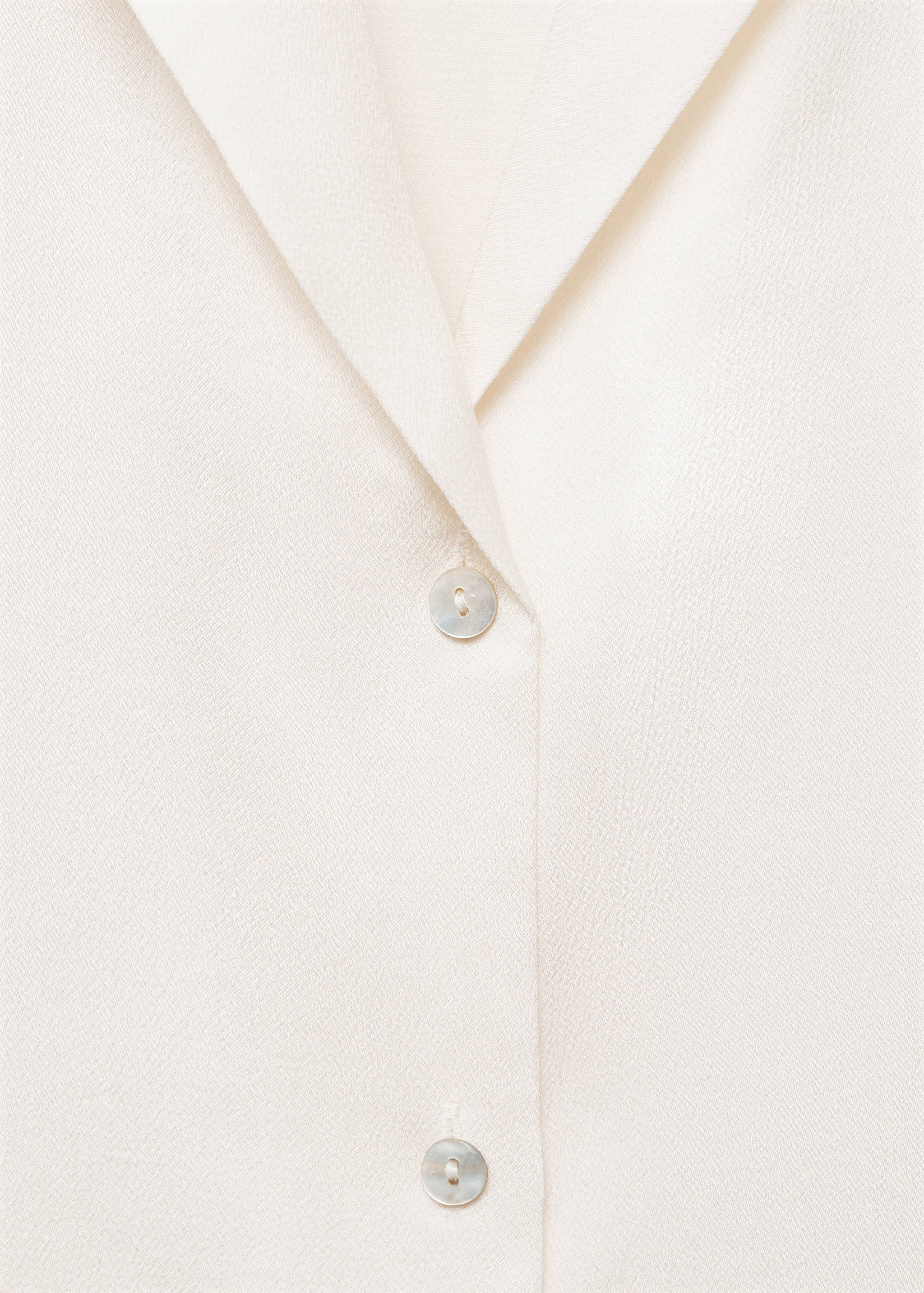 Short-sleeved satin shirt - Details of the article 8