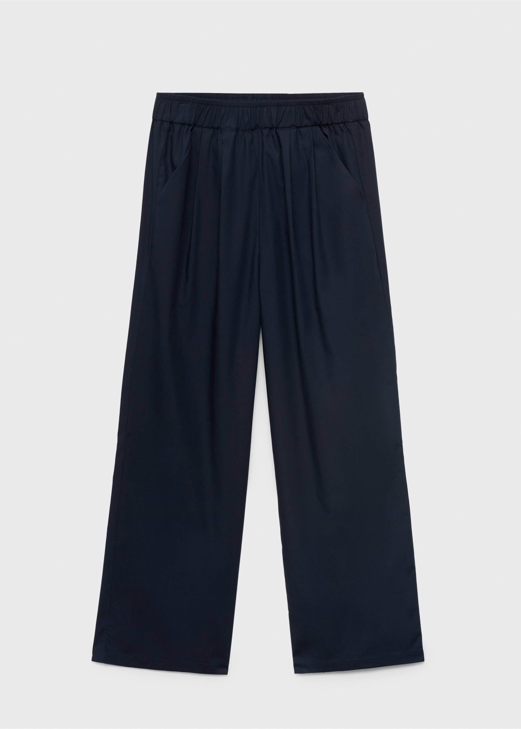 Kratší kalhoty rovného střihu - Zboží bez modelu, Námořnická modrá. Ref: 17021159-00.