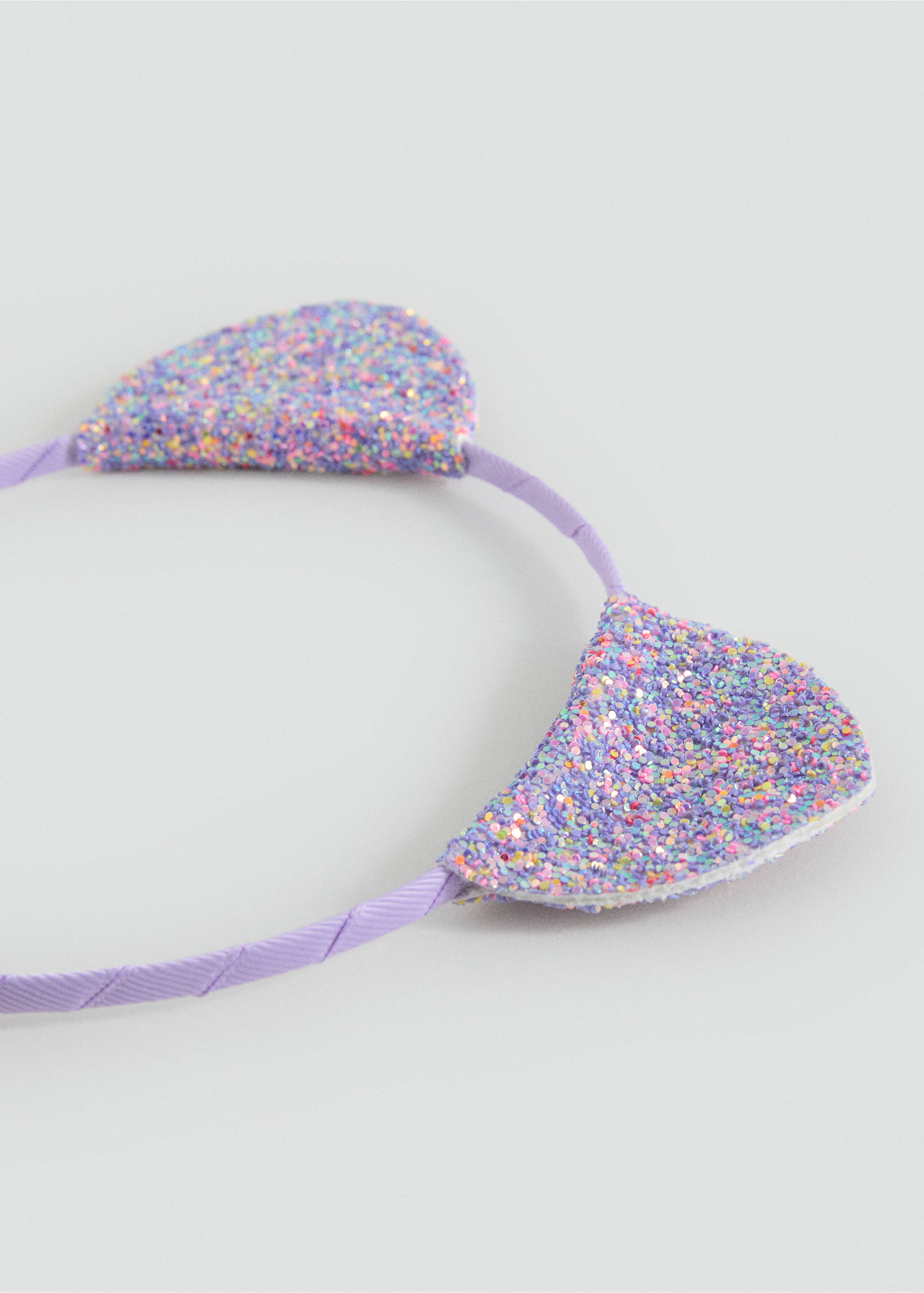 Kitten ear hairband - Medium plane, Lilac. Ref: 17021160-00.