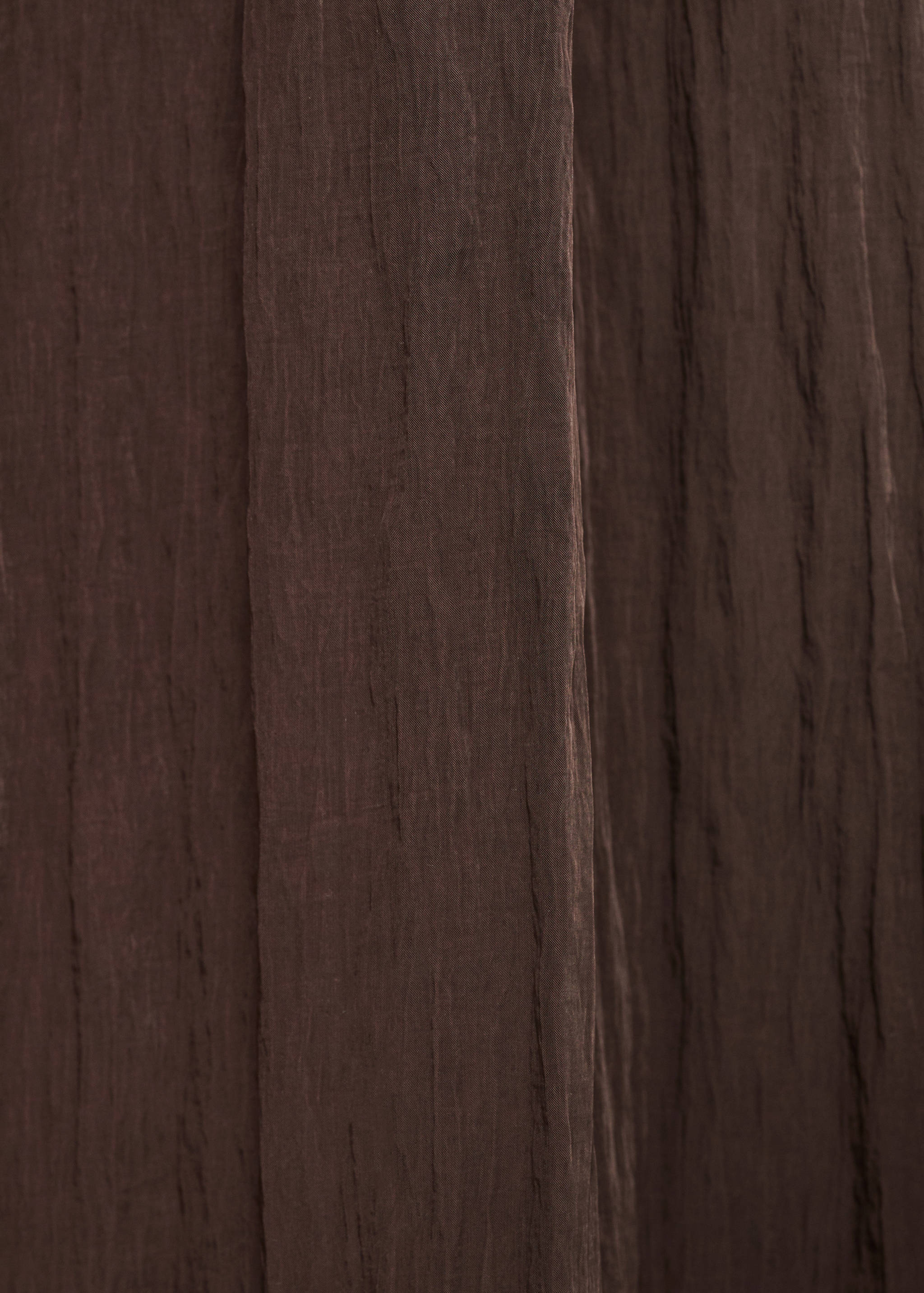 Vestido largo efecto arrugado - Detalle del artículo 8