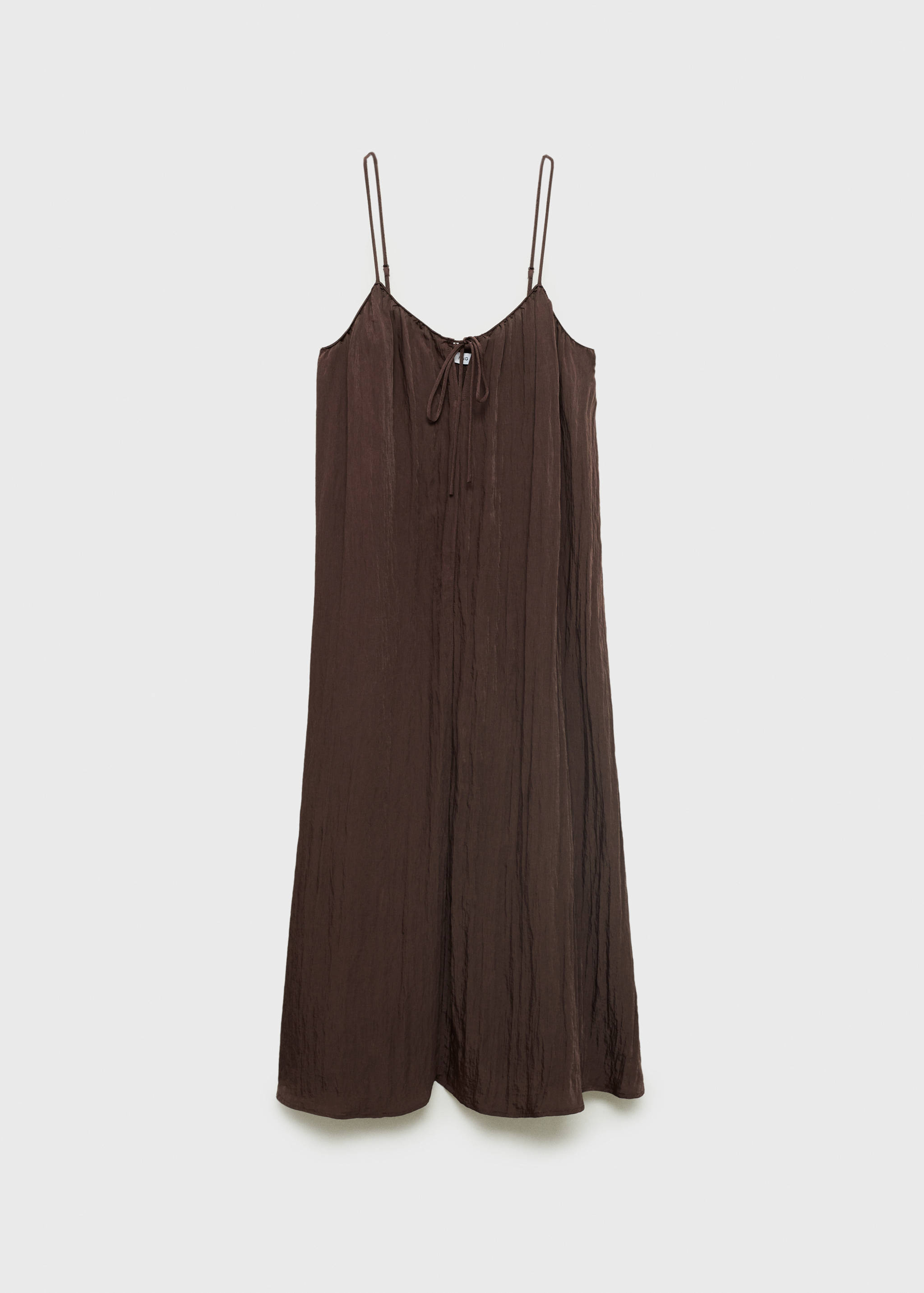 Vestido largo efecto arrugado - Artículo sin modelo
