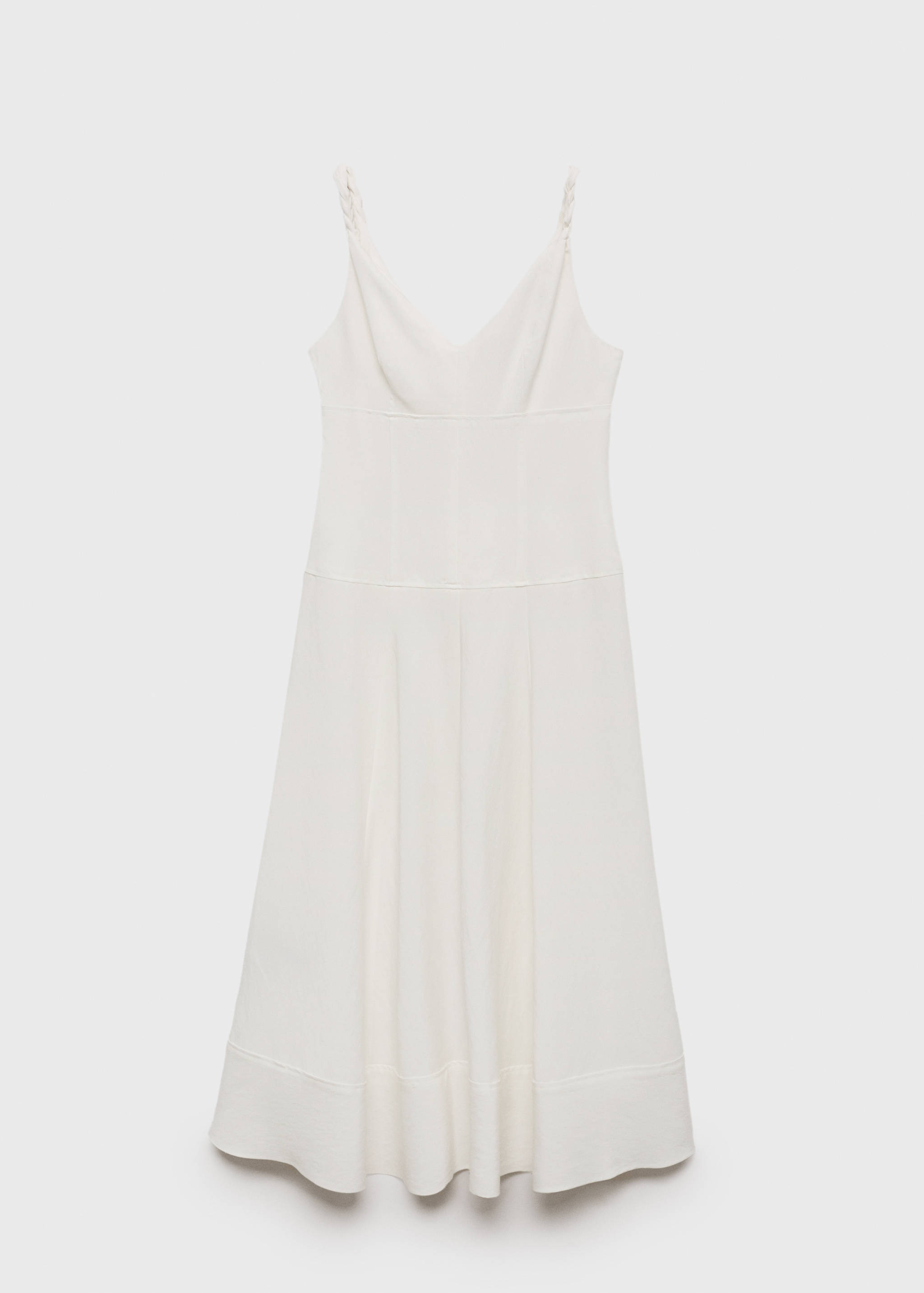 Langes Kleid mit V-Ausschnitt - Artikel ohne Model