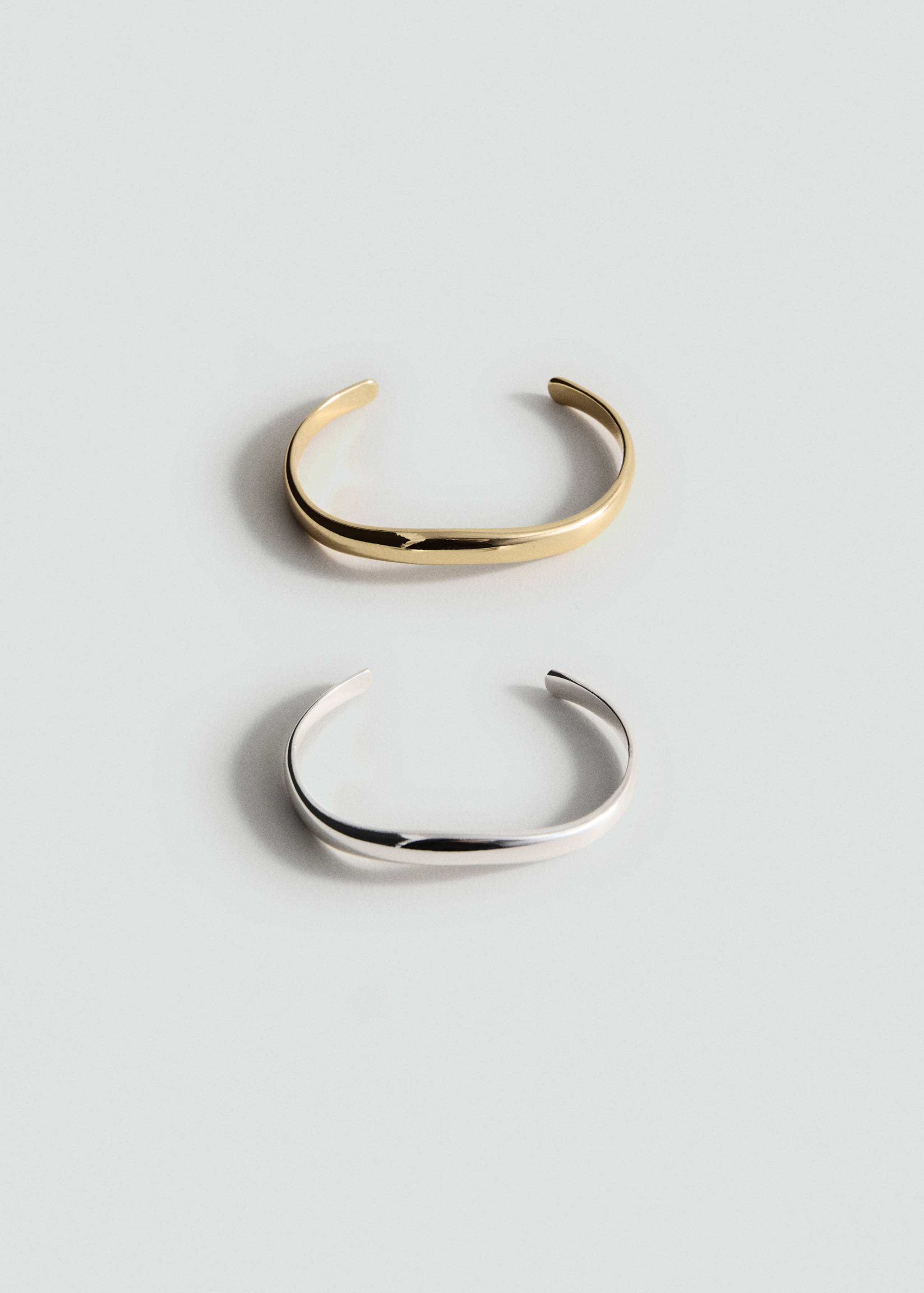 Set of combined rigid bracelets - Article without model