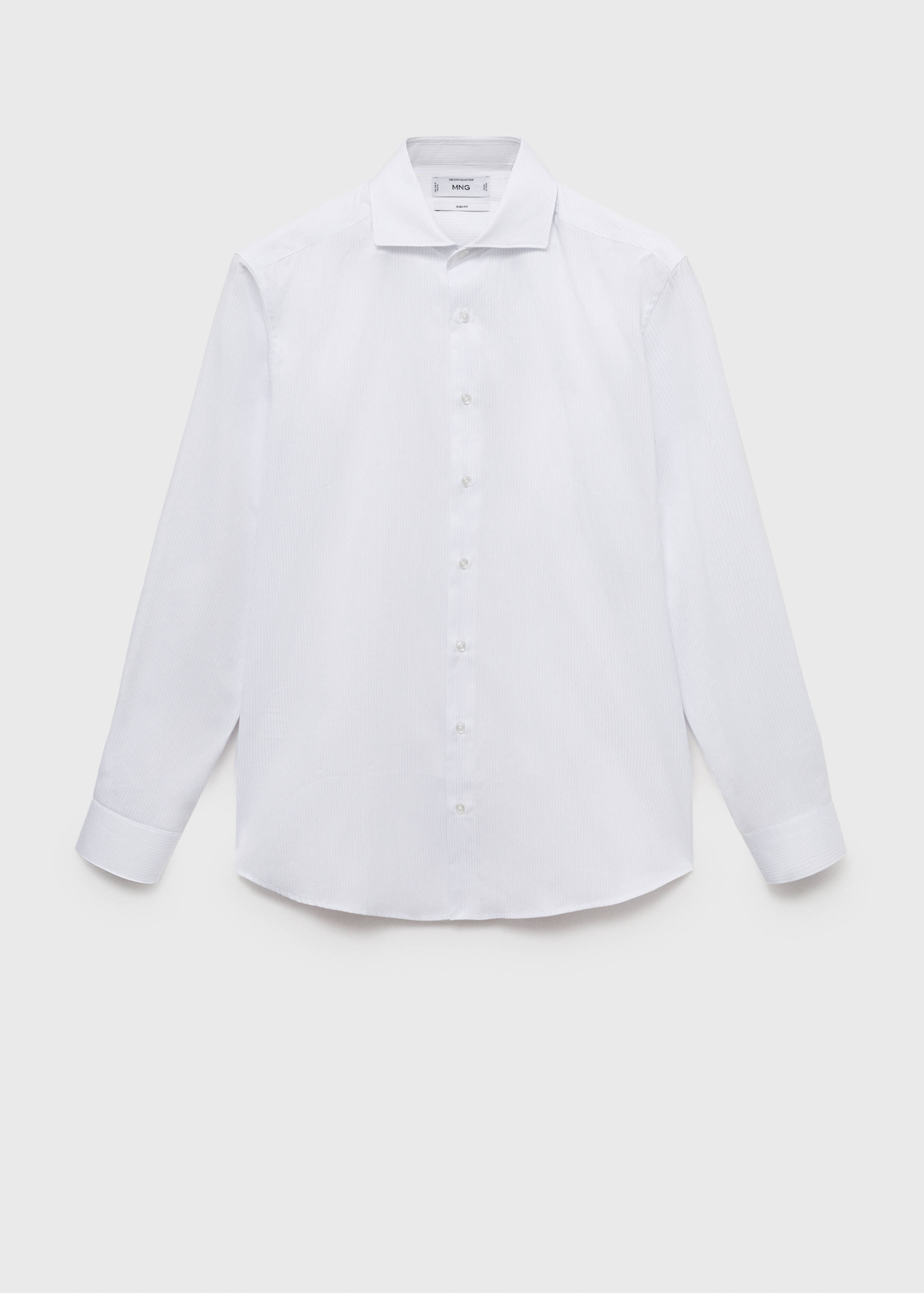 Slim fit cotton striped suit shirt - Article without model