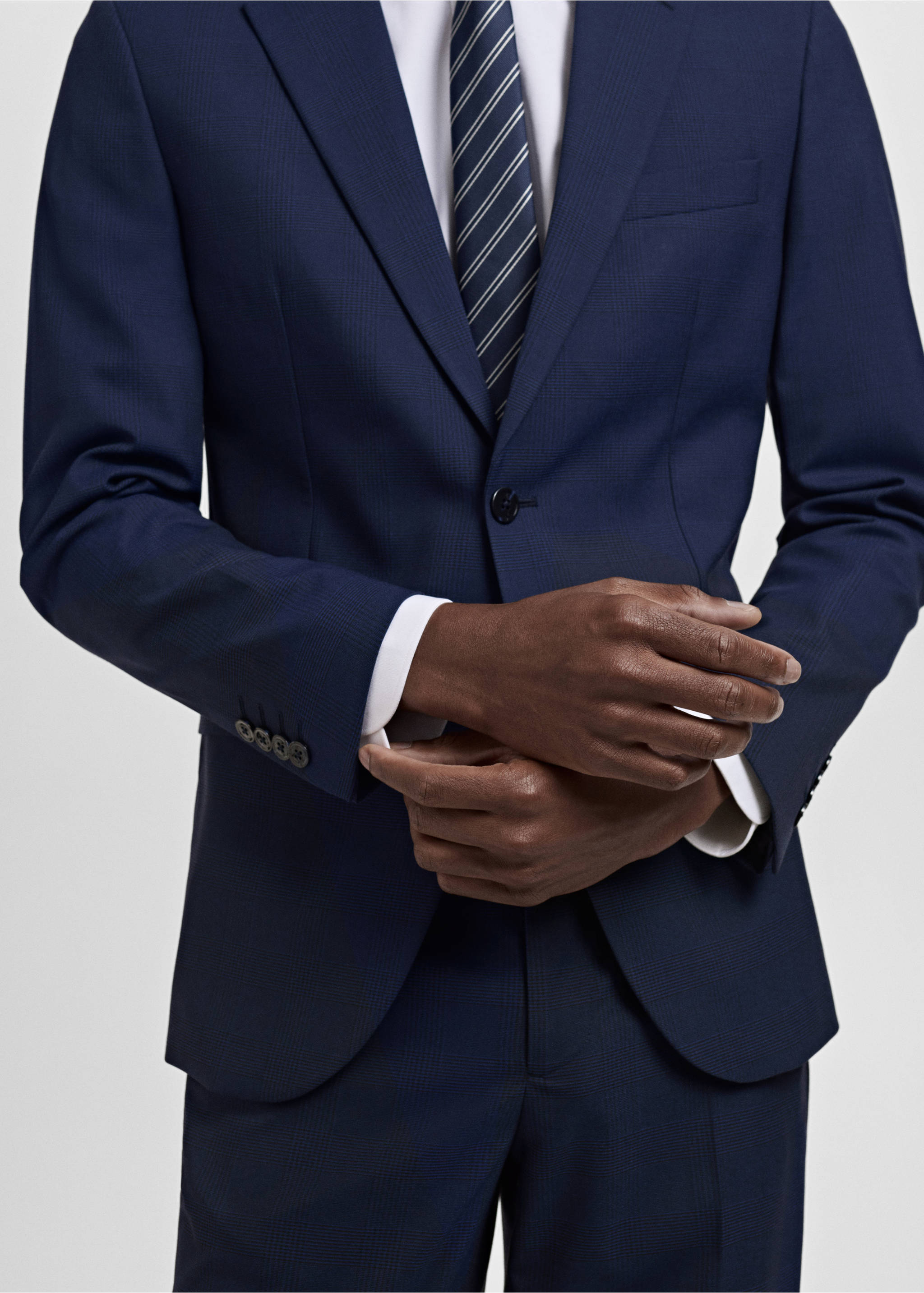 Oblekové sako Milan slim fit - Detail zboží 3, Námořnická modrá. Ref: 17021179-00.