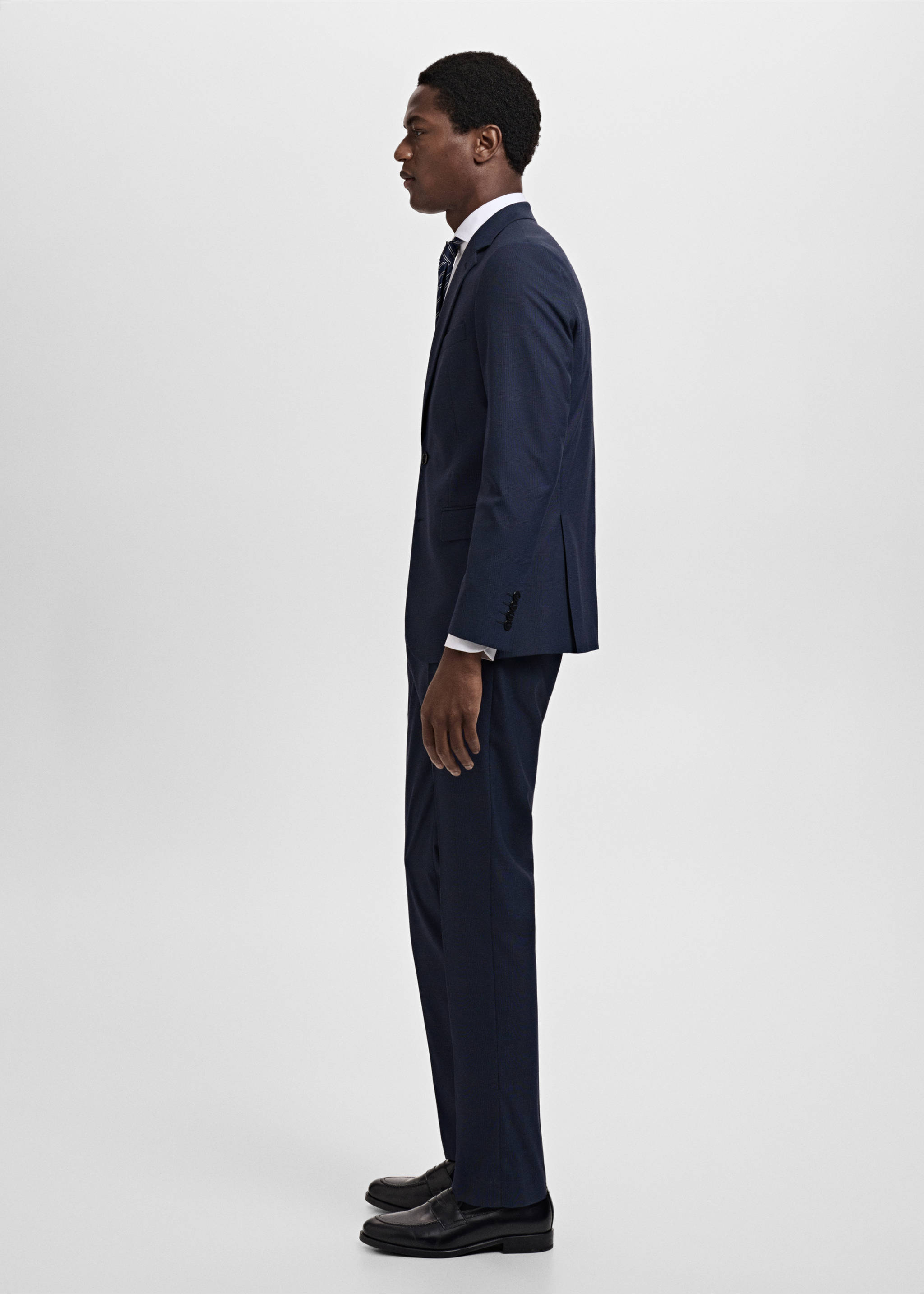 Oblekové sako Milan slim fit - Detail zboží 2, Námořnická modrá. Ref: 17021179-00.