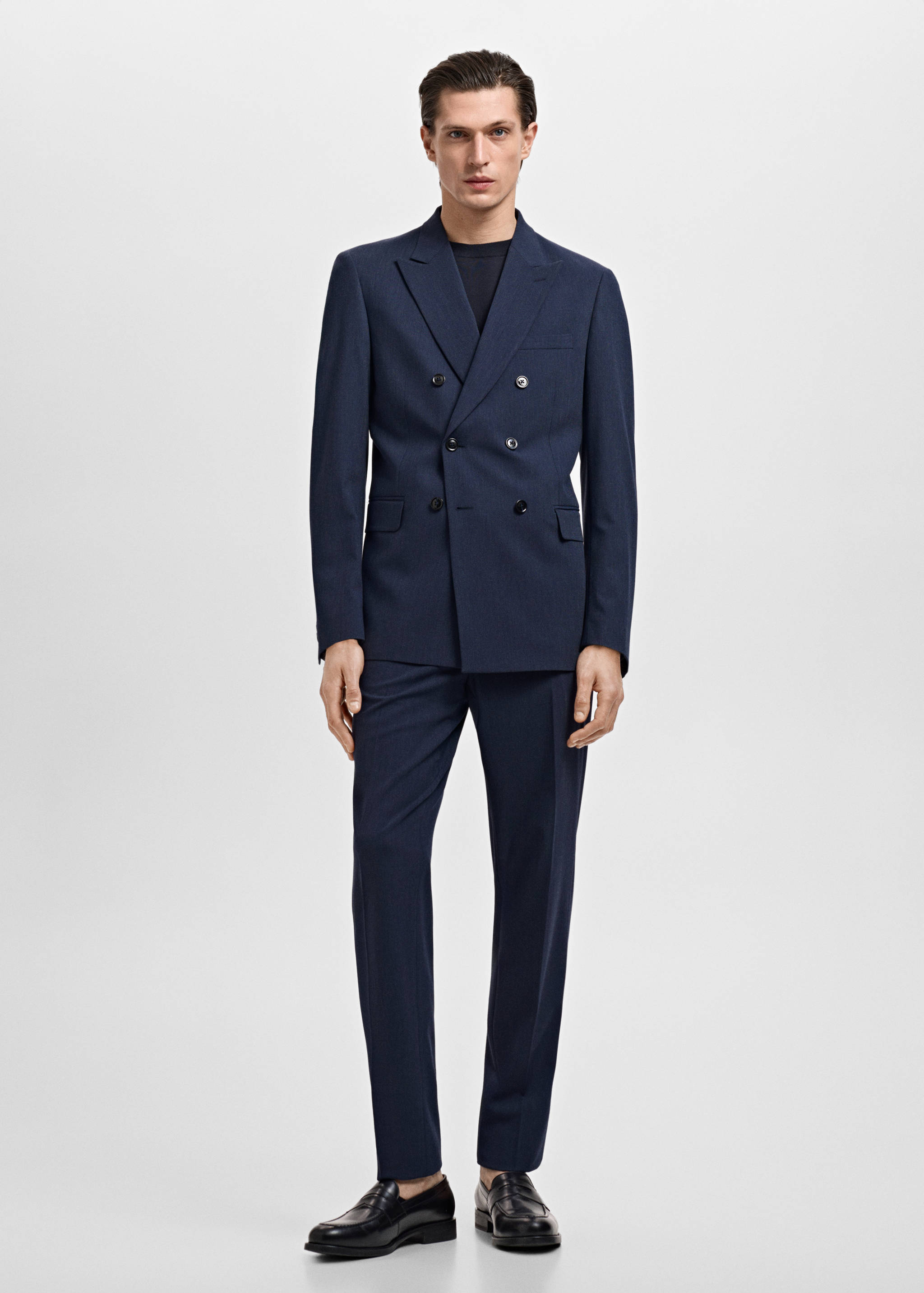 Veste de costume Monaco croisée slim-fit - Plan général