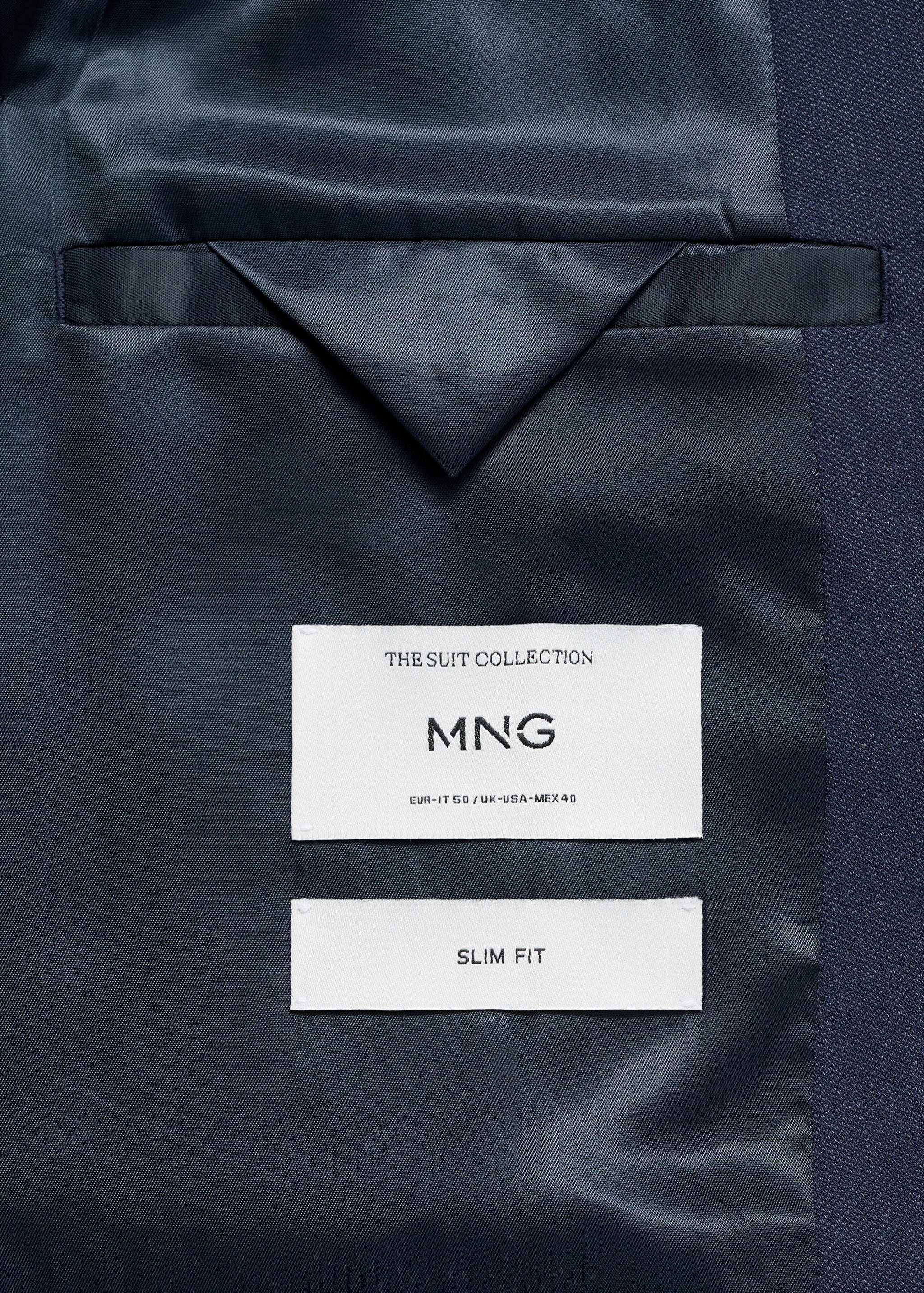 Veste de costume Monaco croisée slim-fit - Détail de l'article 8