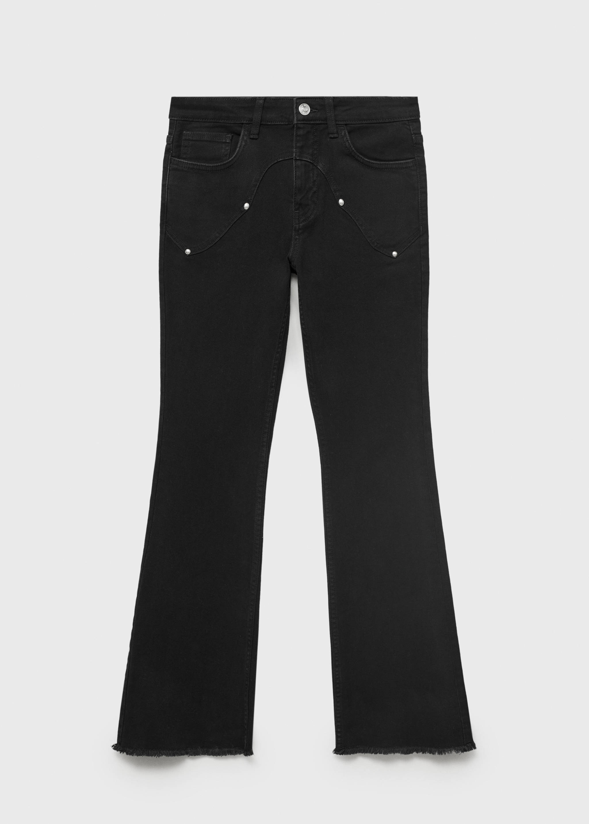 Flared jeans with studs - Article without model