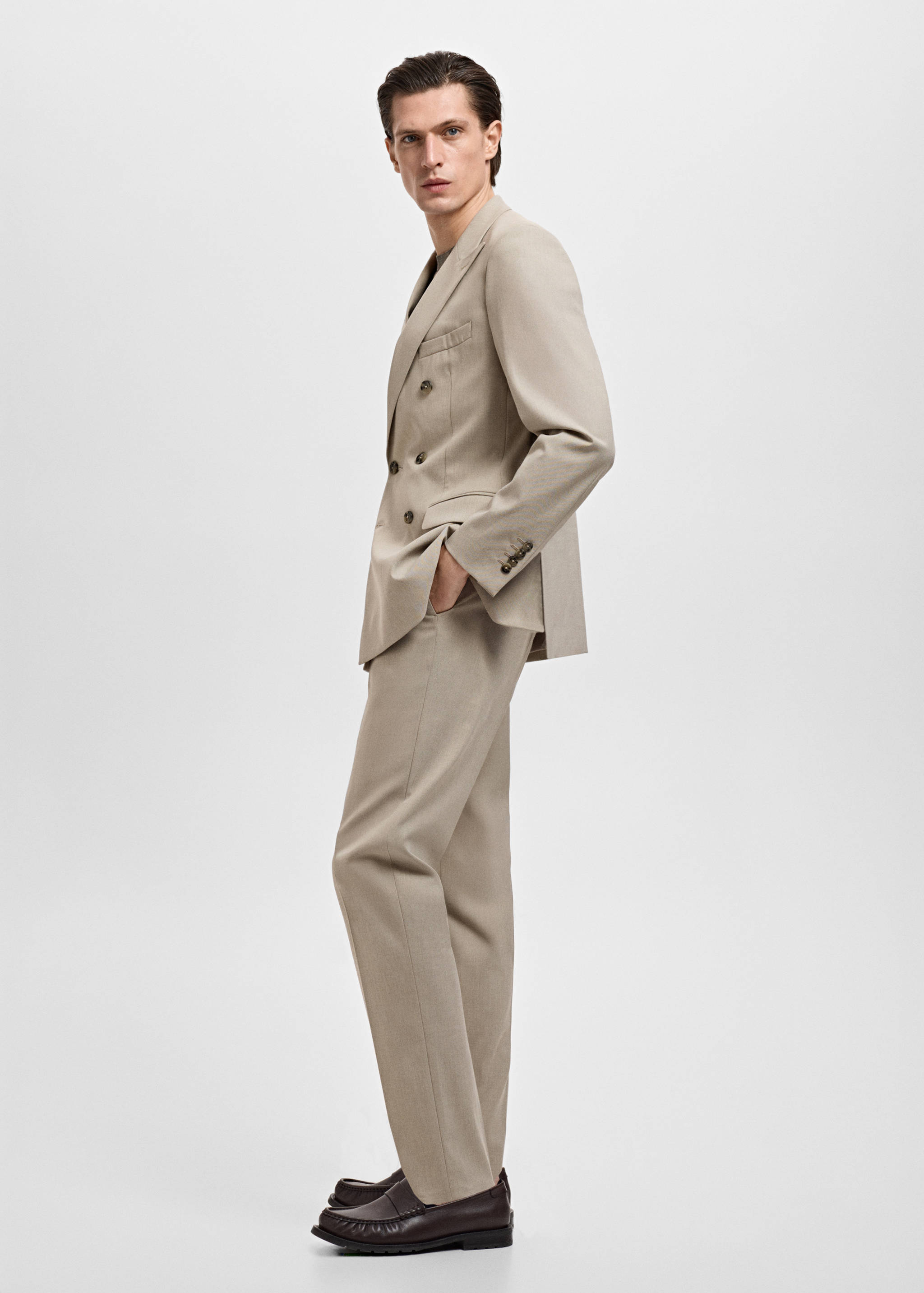 Veste de costume Monaco croisée slim-fit - Détail de l'article 2