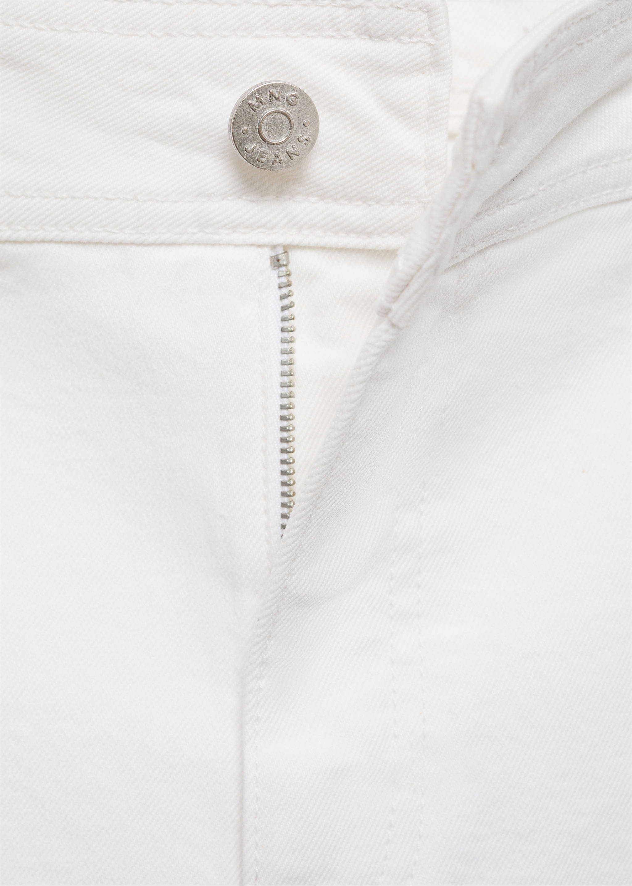 Catherin culotte high-rise jeans - Details of the article 8, White. Ref: 17021186-00.