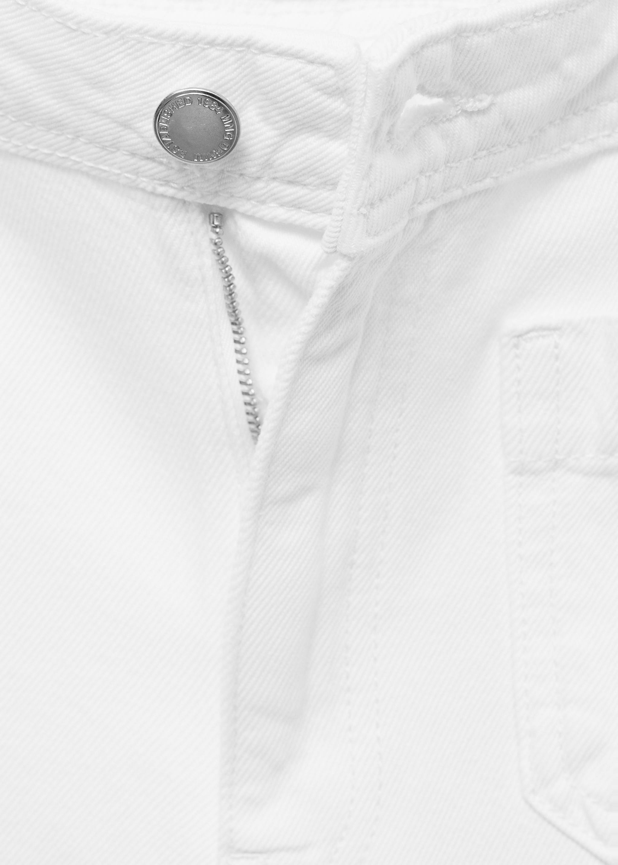 High-waisted wide leg jeans with pockets - Details of the article 8