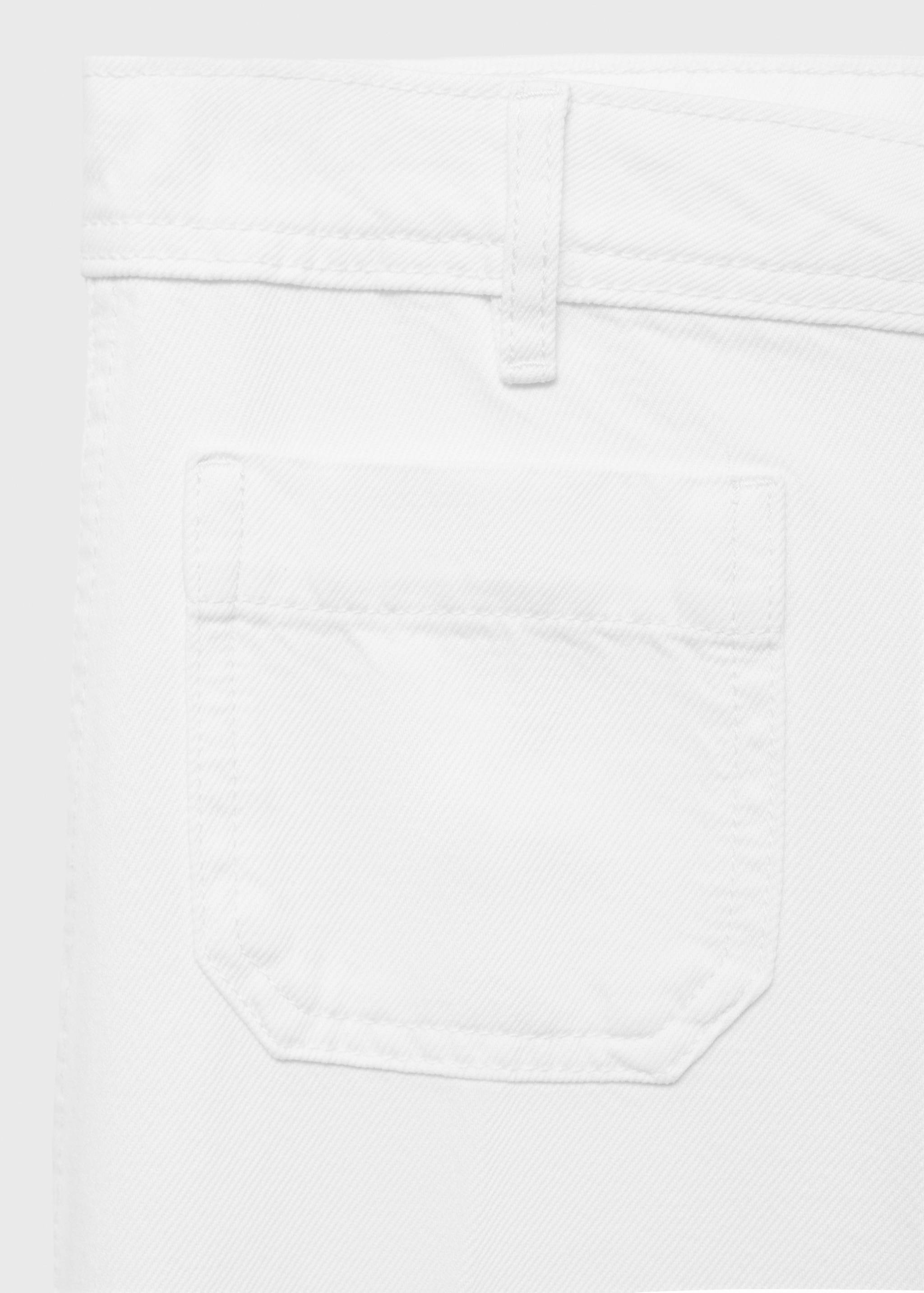 High-waisted wide leg jeans with pockets - Details of the article 0