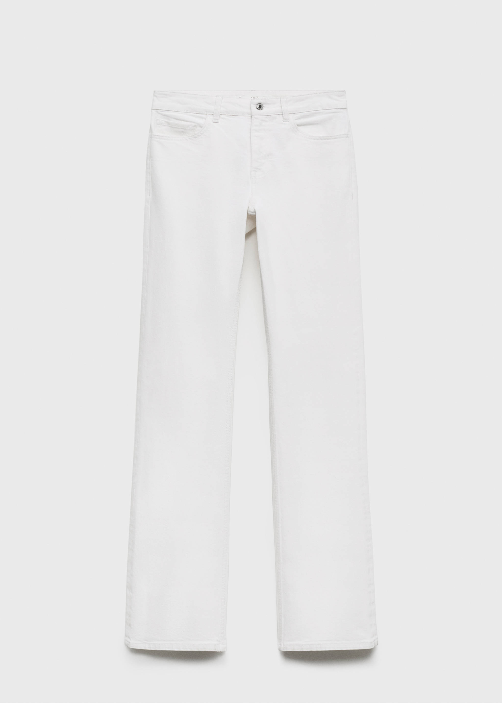 Jean Fiona flare taille normale - Article sans modèle, Blanc. Ref: 17021189-00.