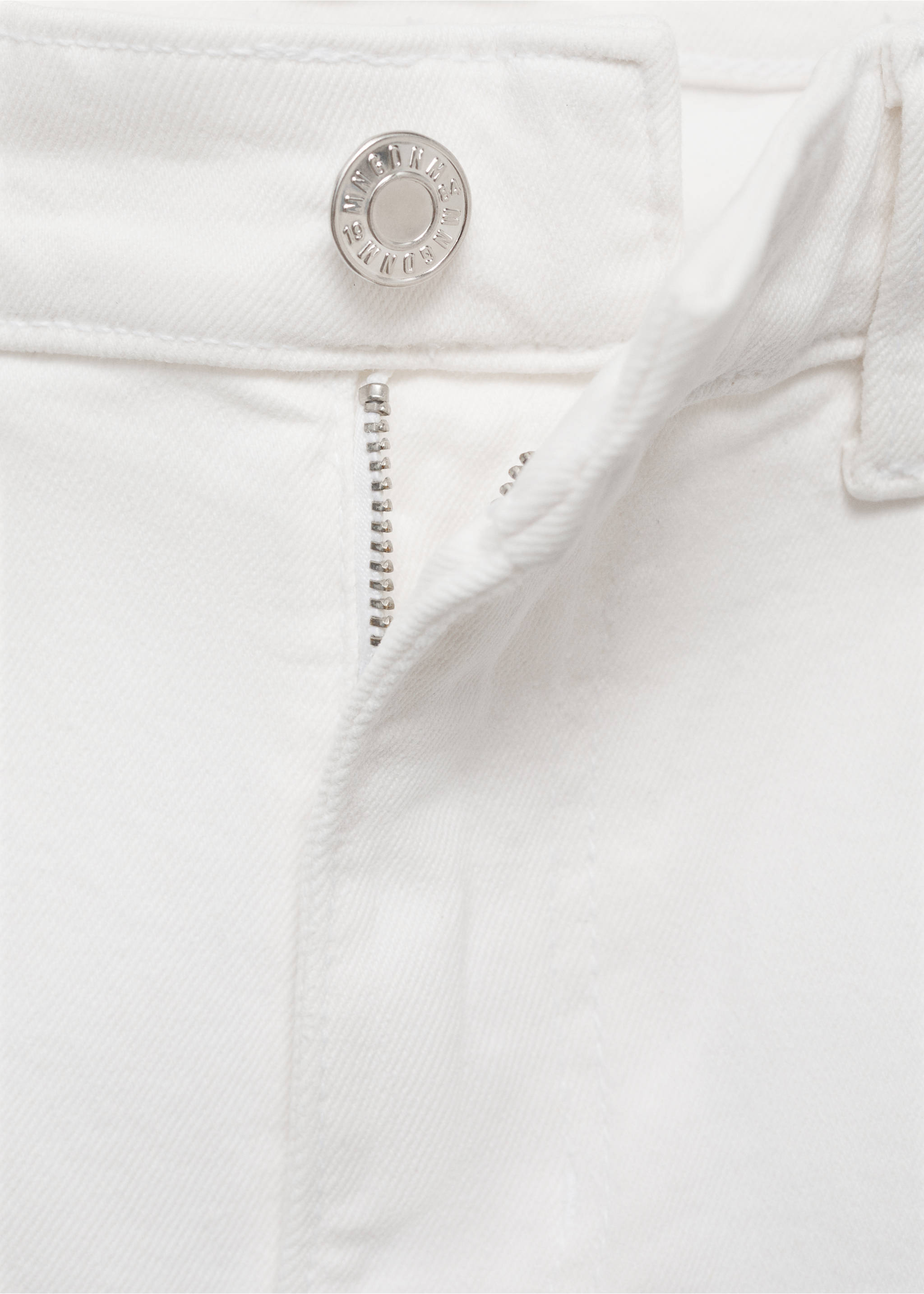 Sienna flared cropped jeans - Details of the article 8, White. Ref: 17021190-00.