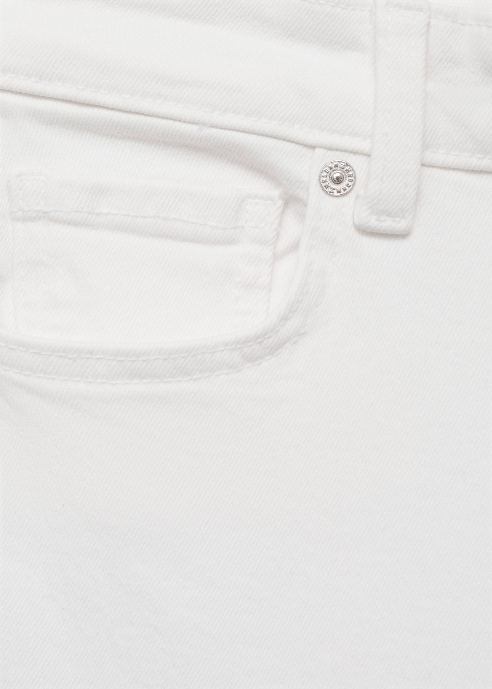 Sienna flared cropped jeans - Details of the article 0, White. Ref: 17021190-00.