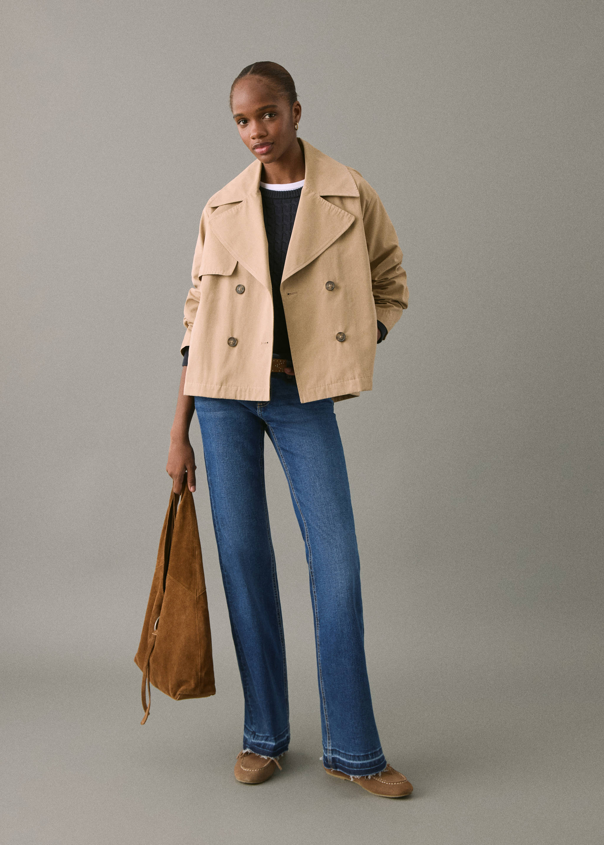 Flare jeans med låg midja - Allmän bild